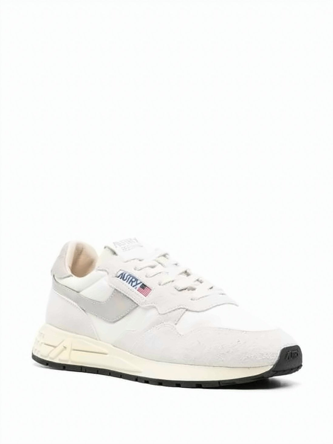 Low-Top Suede and Nylon Sneakers with Textured Sole