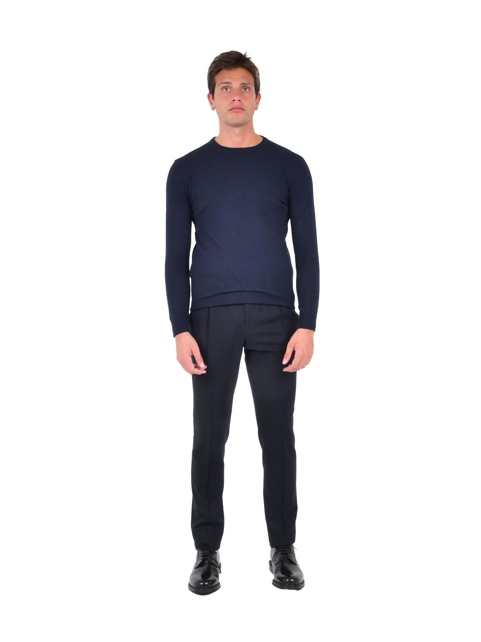 Cashmere And Wool Blend Crewneck Sweater