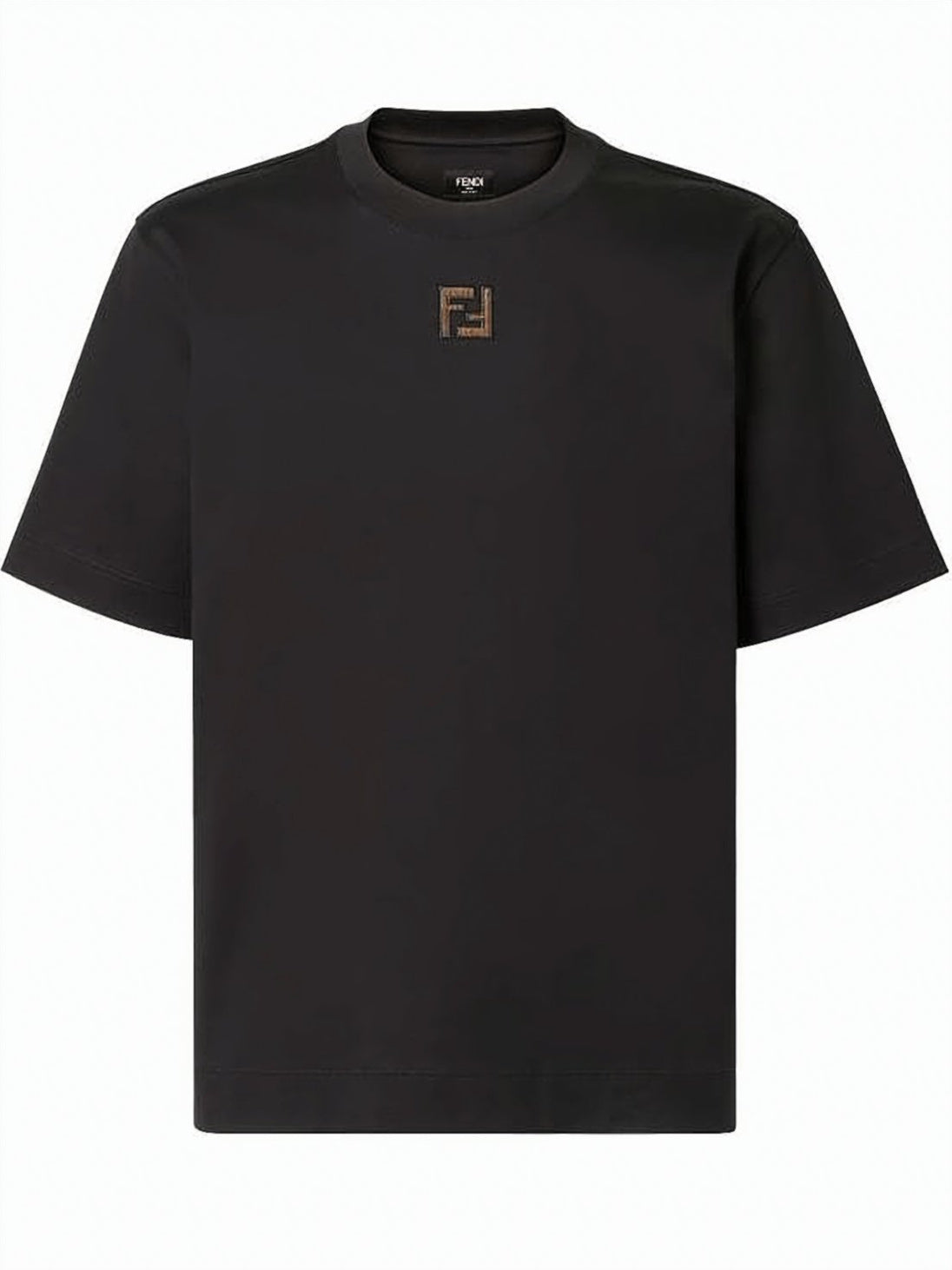 Relaxed Fit Black Cotton T-Shirt