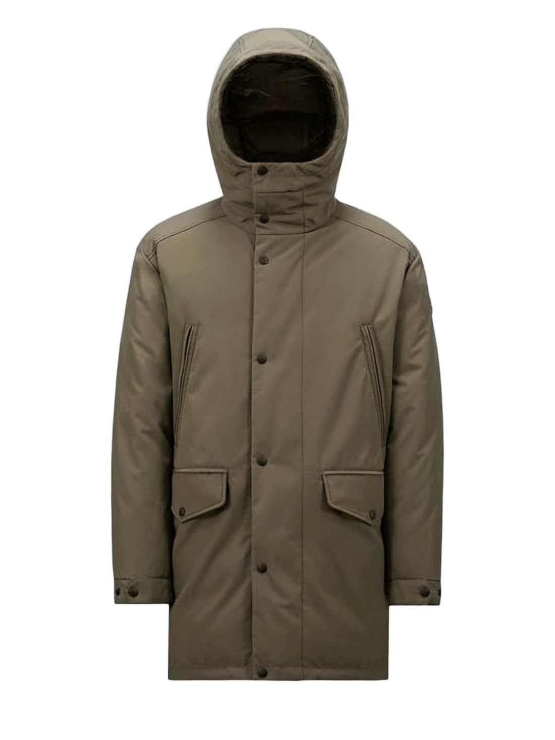 Matte Olive Green Down Jacket