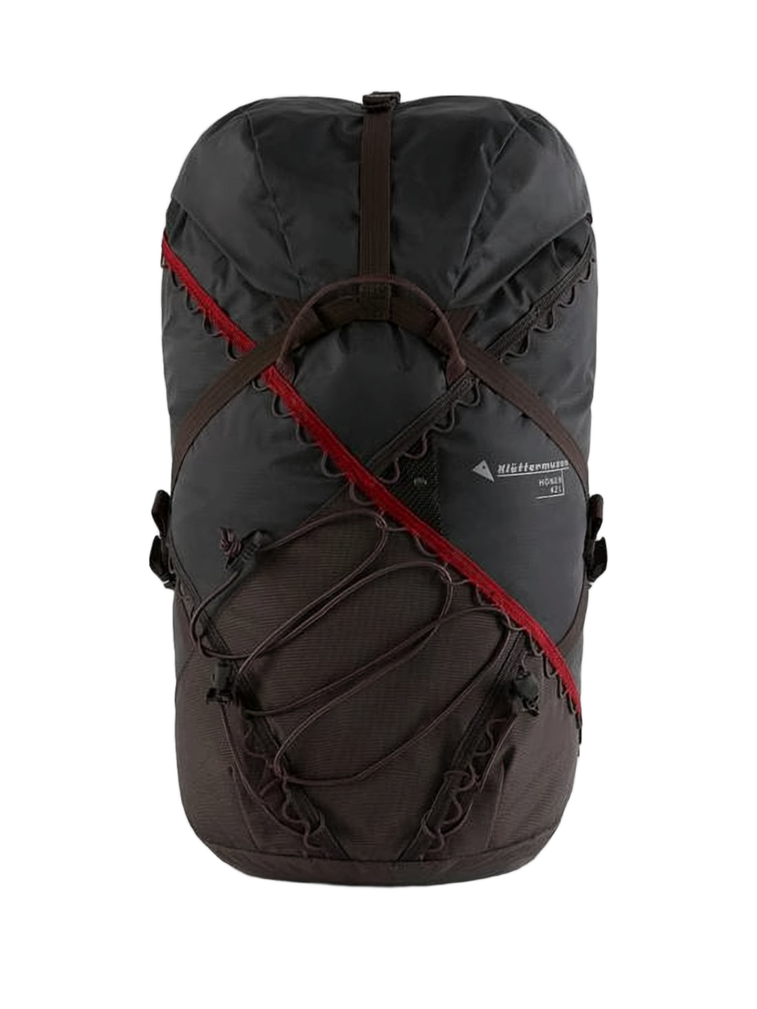 Structured Black Klattermusen Backpack With Adjustable Straps