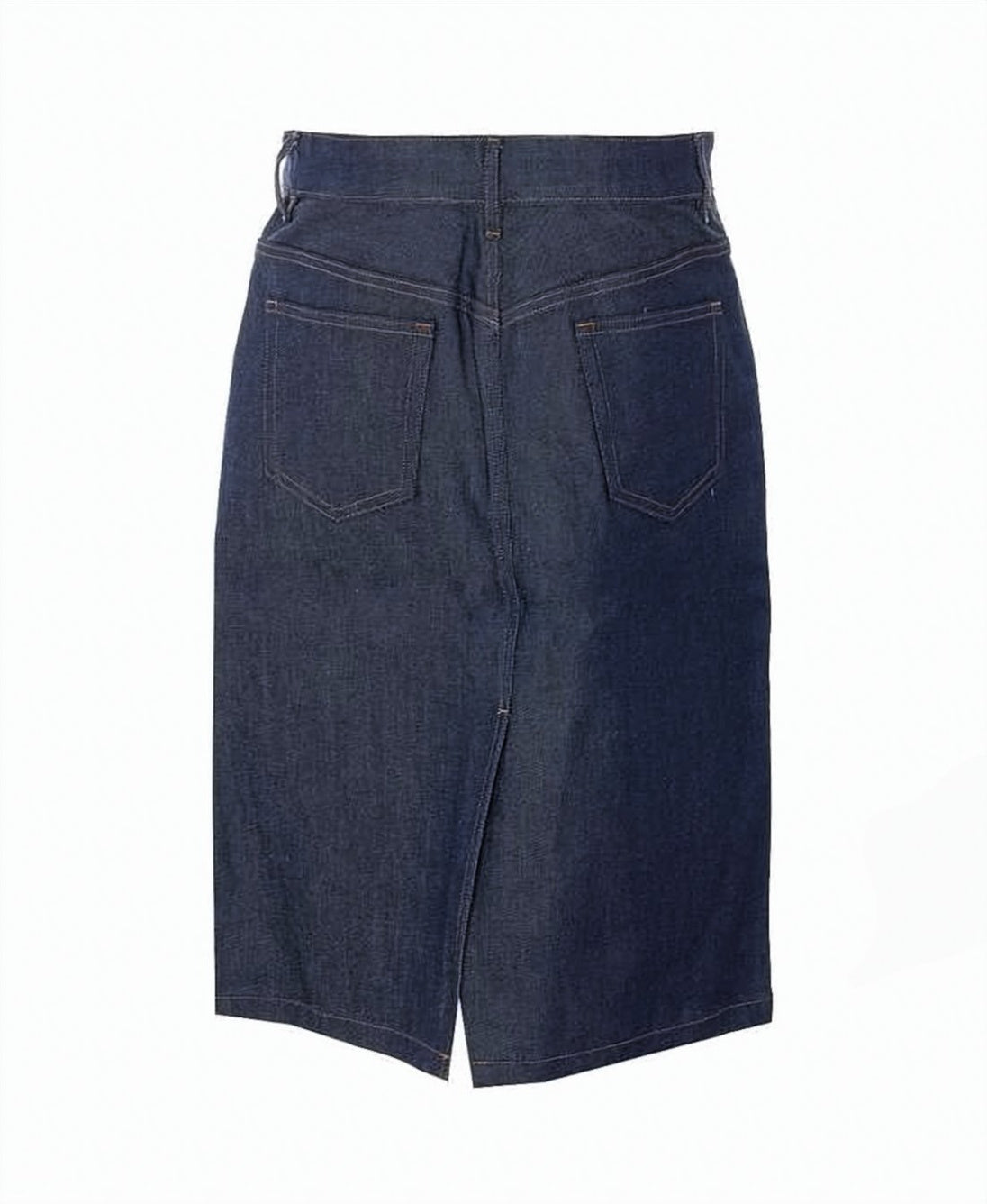 Classic Denim Midi Skirt