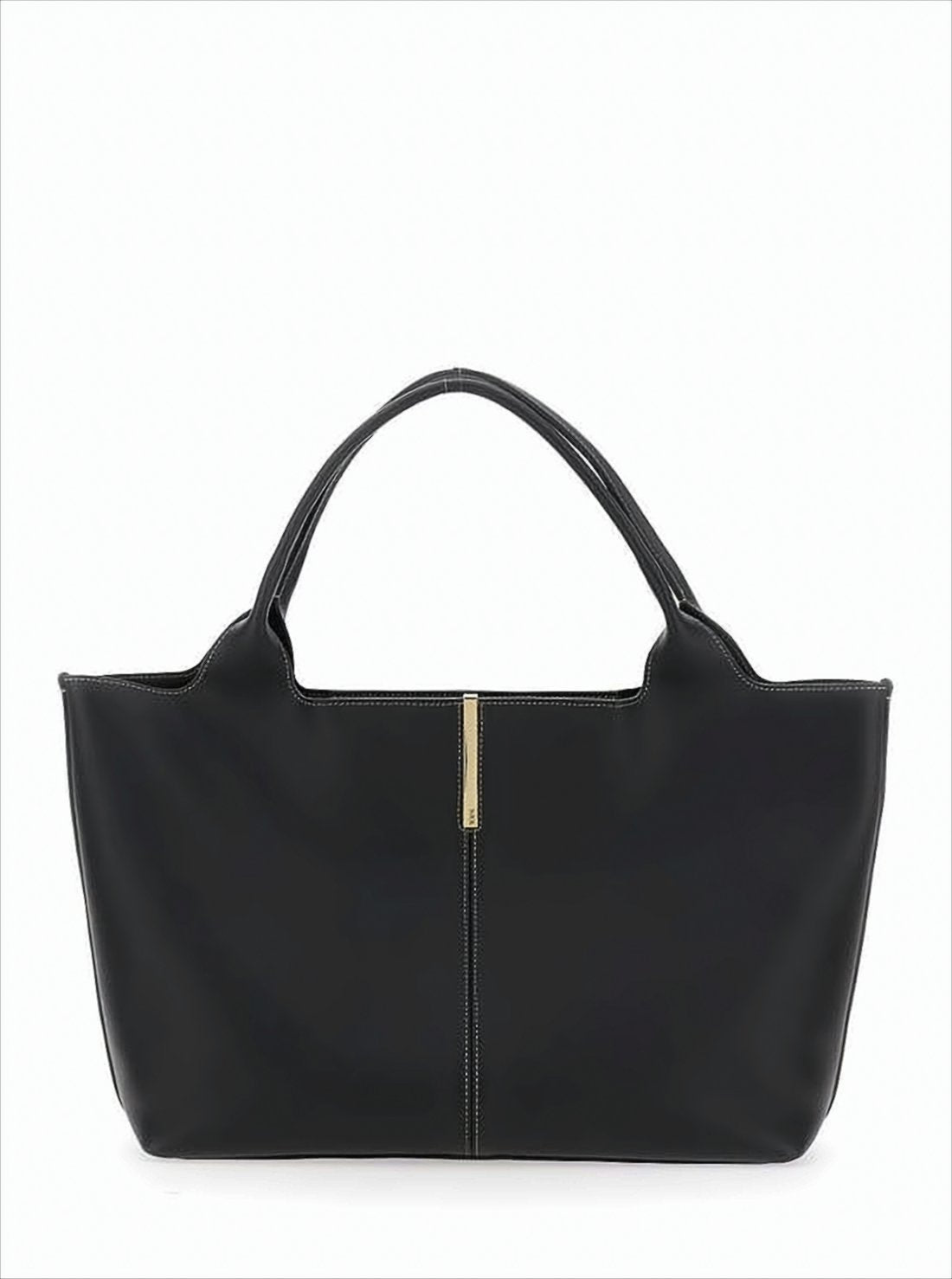 Calf Leather Shoulder Bag with Minimalist Design