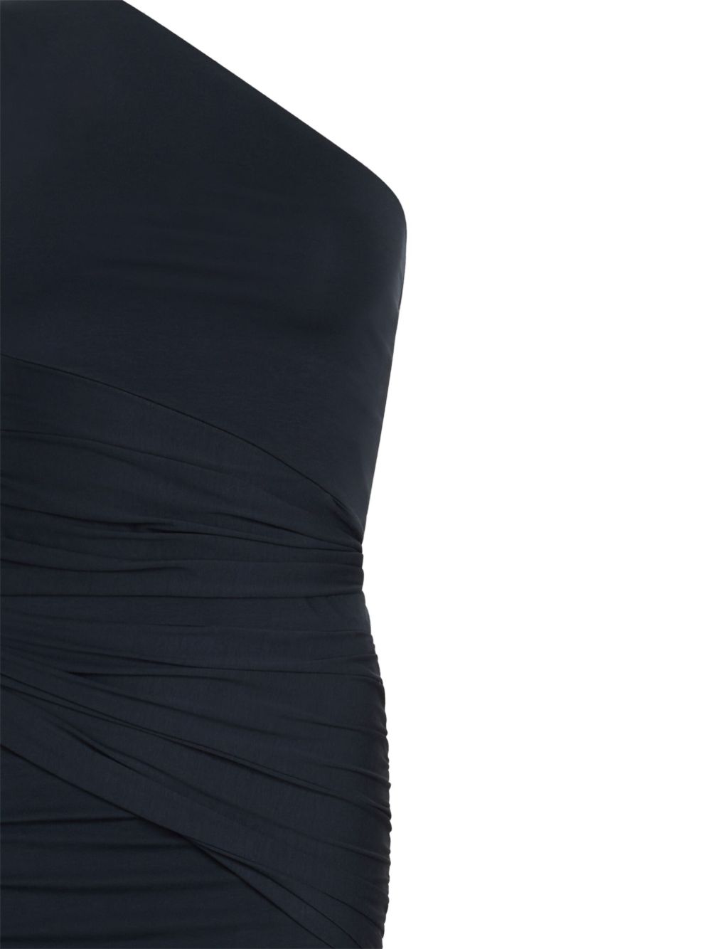 Midnight Blue Asymmetric Mini Dress