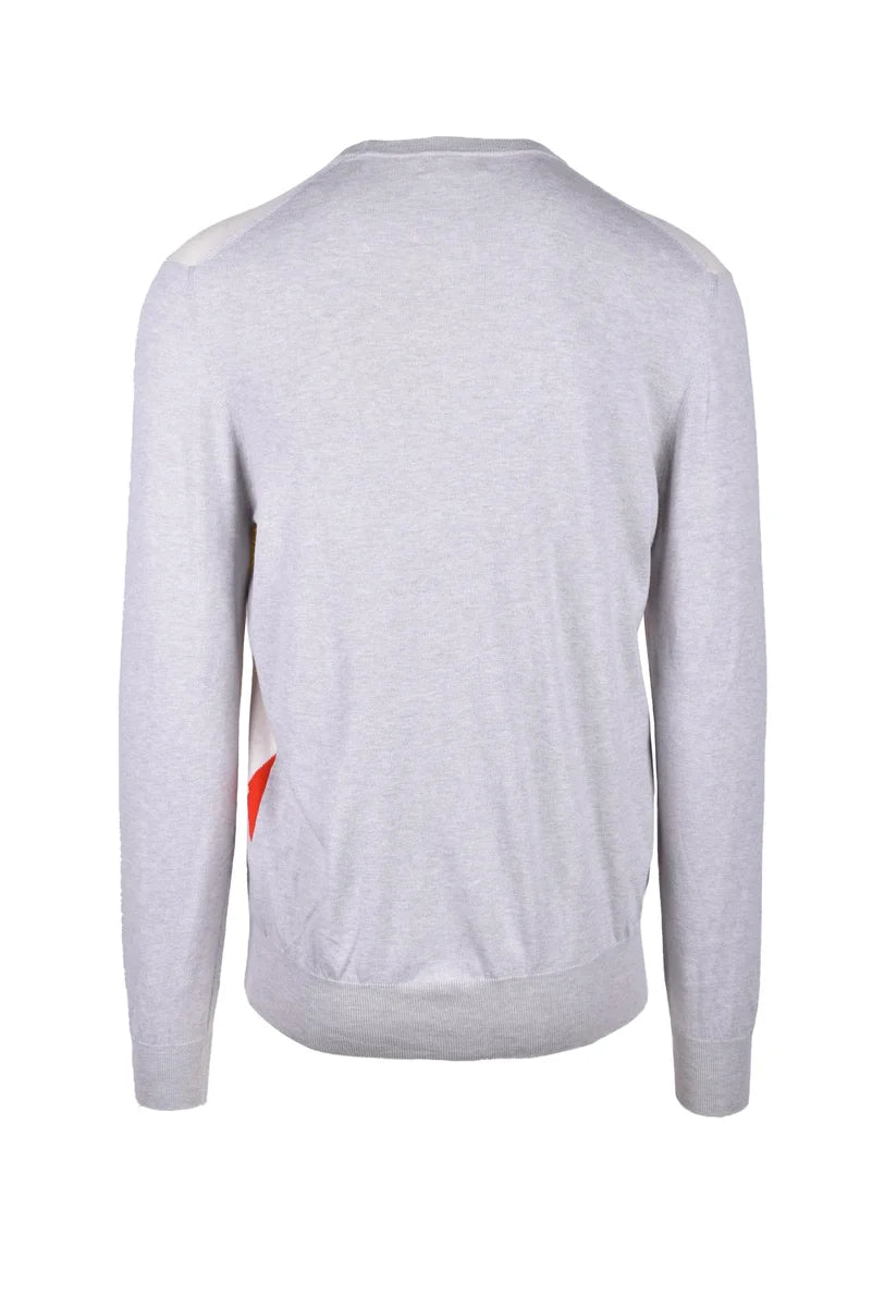 Cotton and Cashmere Pullover - Beige/Yellow