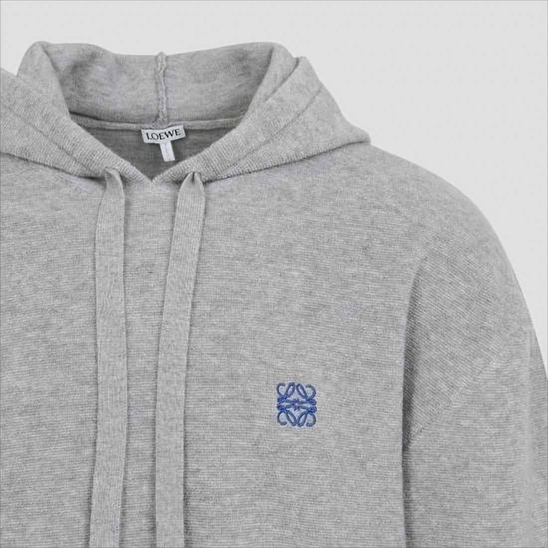 Light Grey Wool Hoodie
