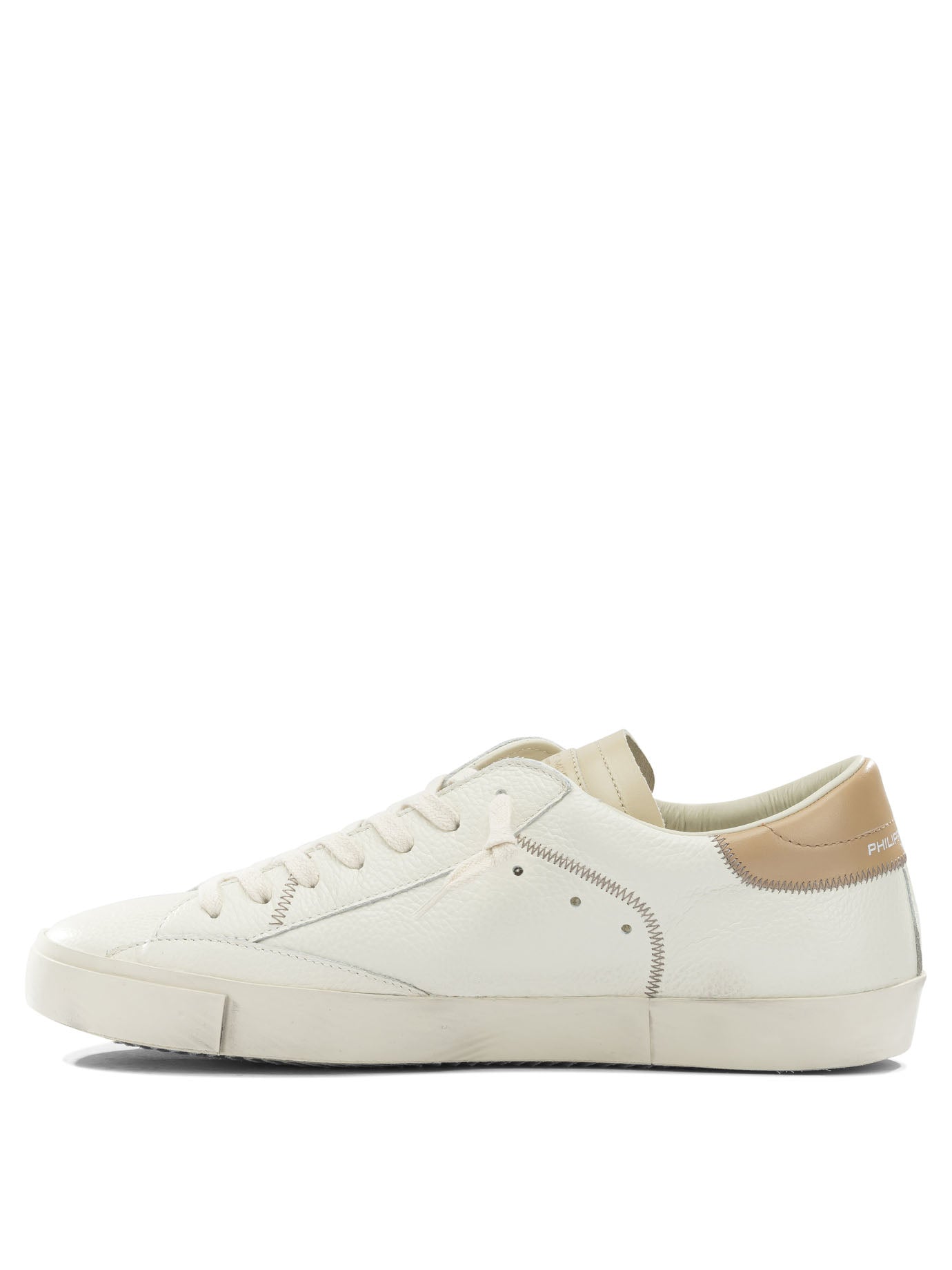 Low-Top Sneakers with Perforated Detailing