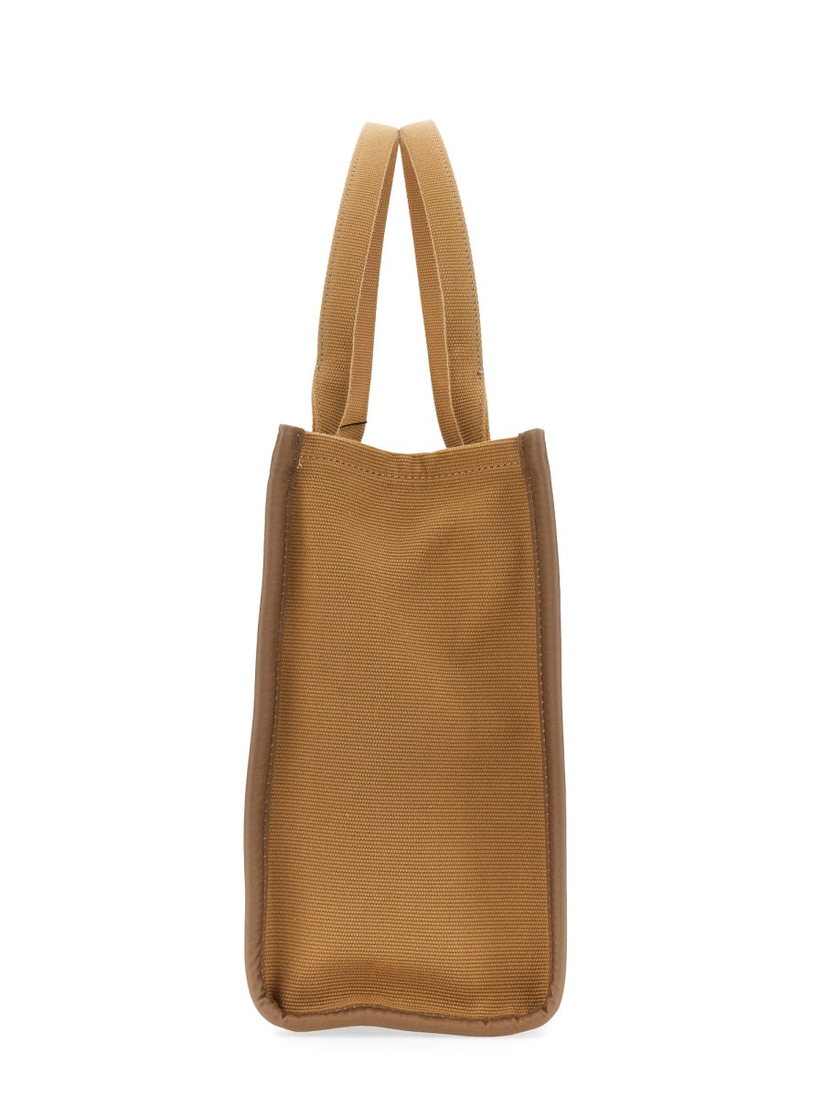 Large Jacquard Cotton Blend Logo Tote Bag