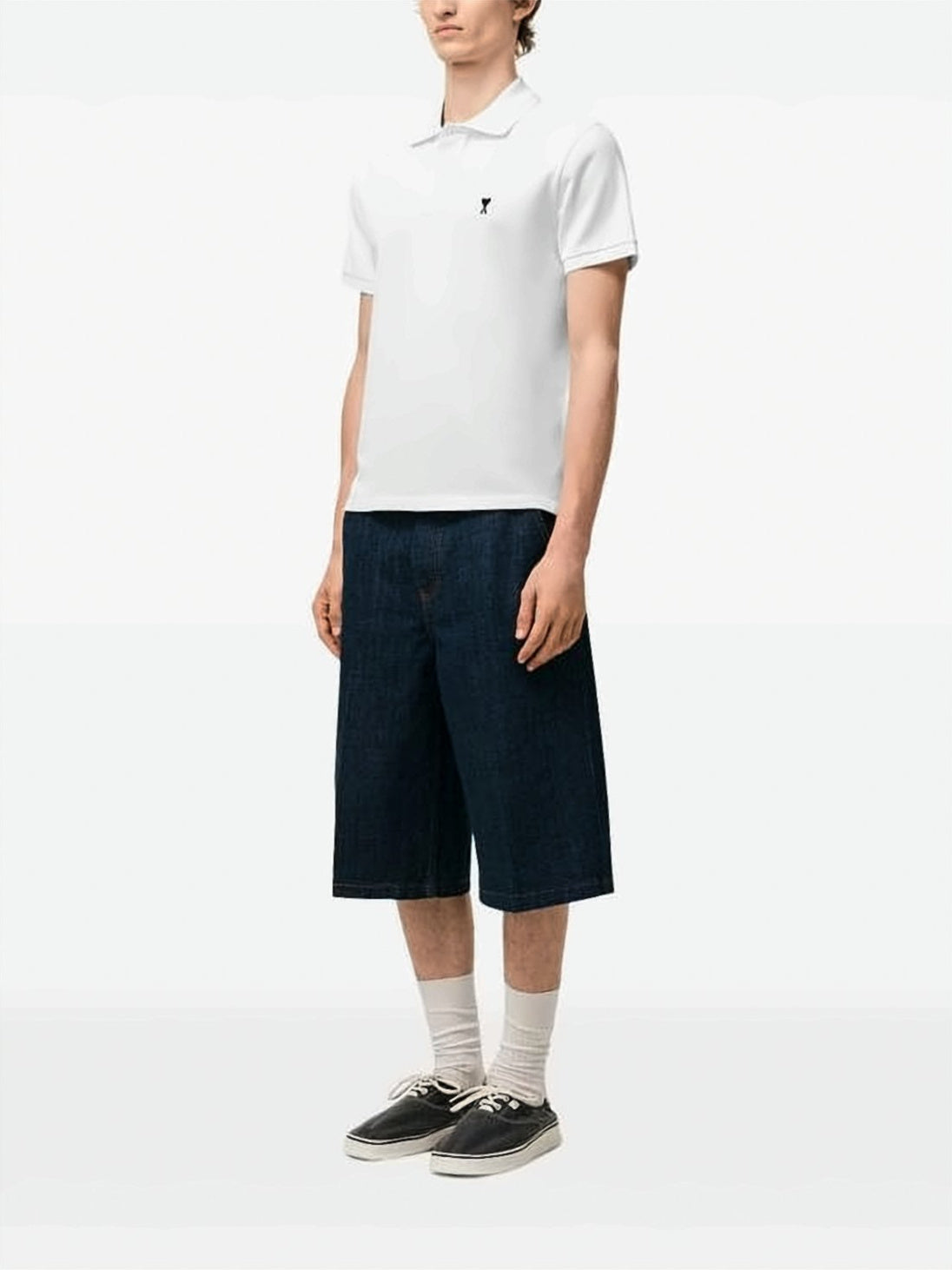 Polo Shirt With Embroidered Heart Logo