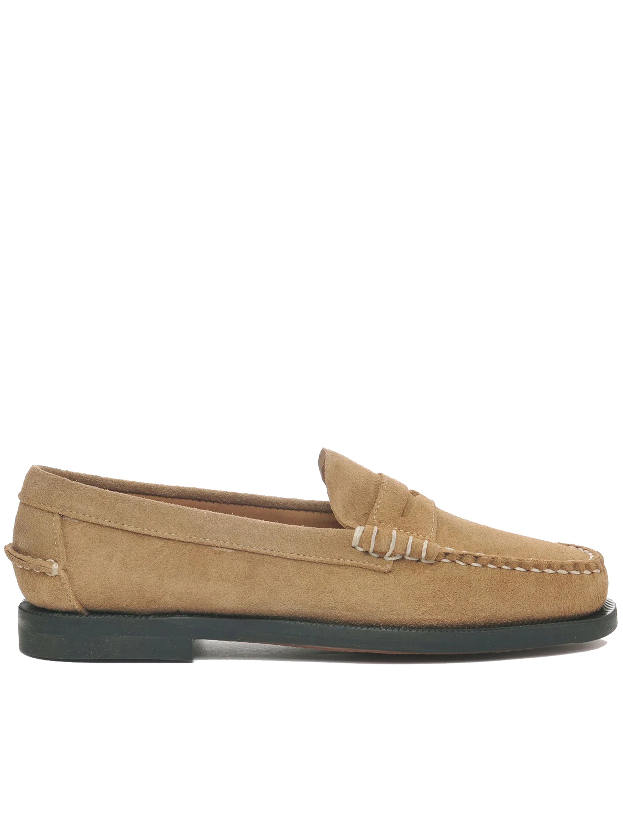 Brown Classic Dan Flesh Out Suede Loafers
