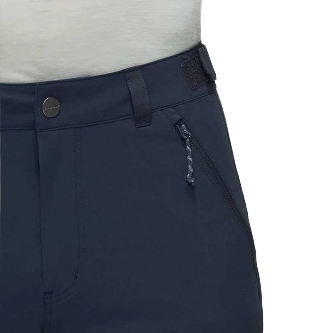Straight-Fit Pants with Adjustable Waistband
