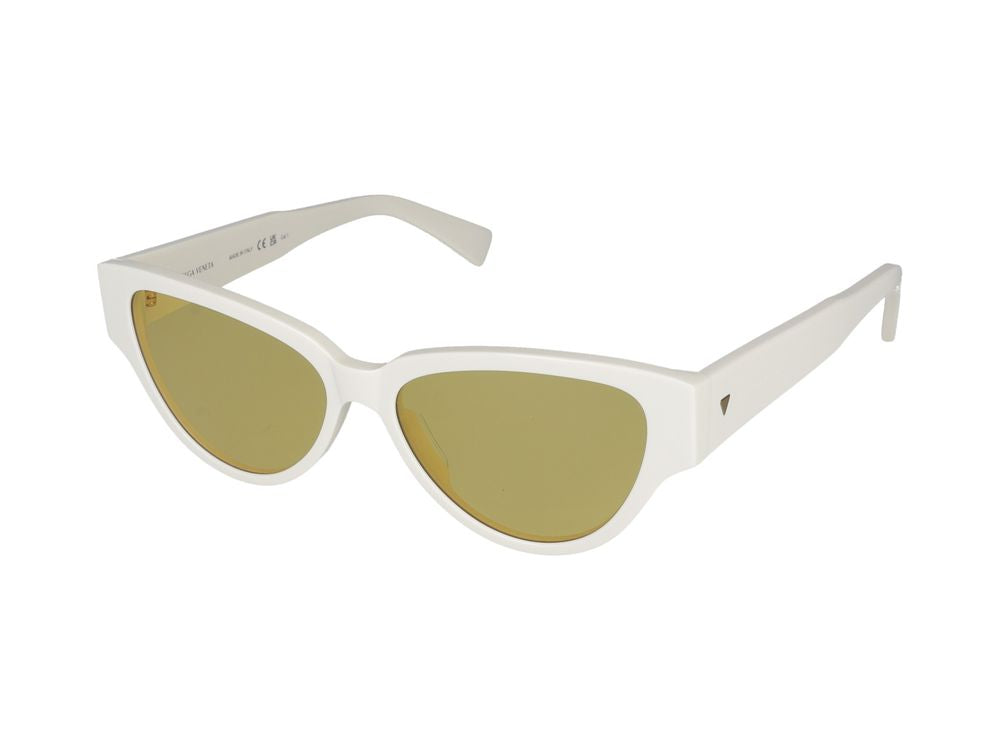 Sunglasses Bottega Veneta BV1319S 004 White White Yellow 56/15/145