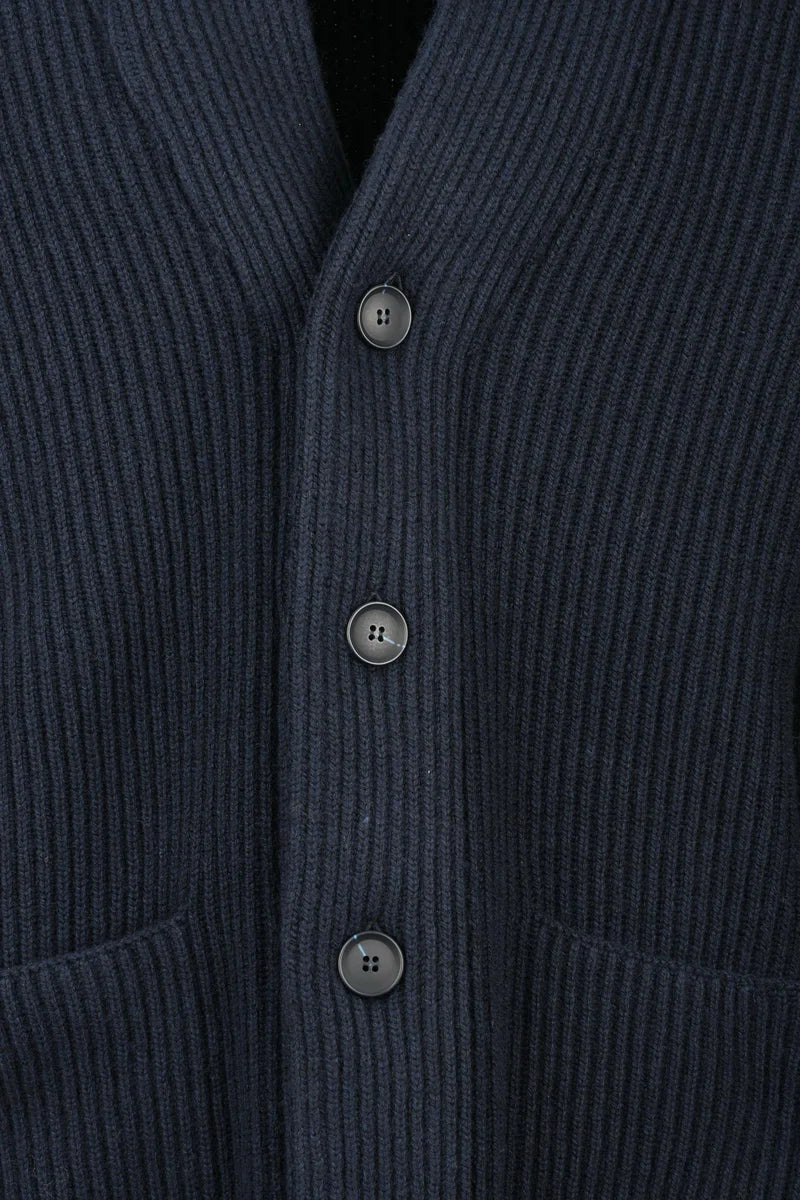 Notched Lapel Jacket - Midnight Blue