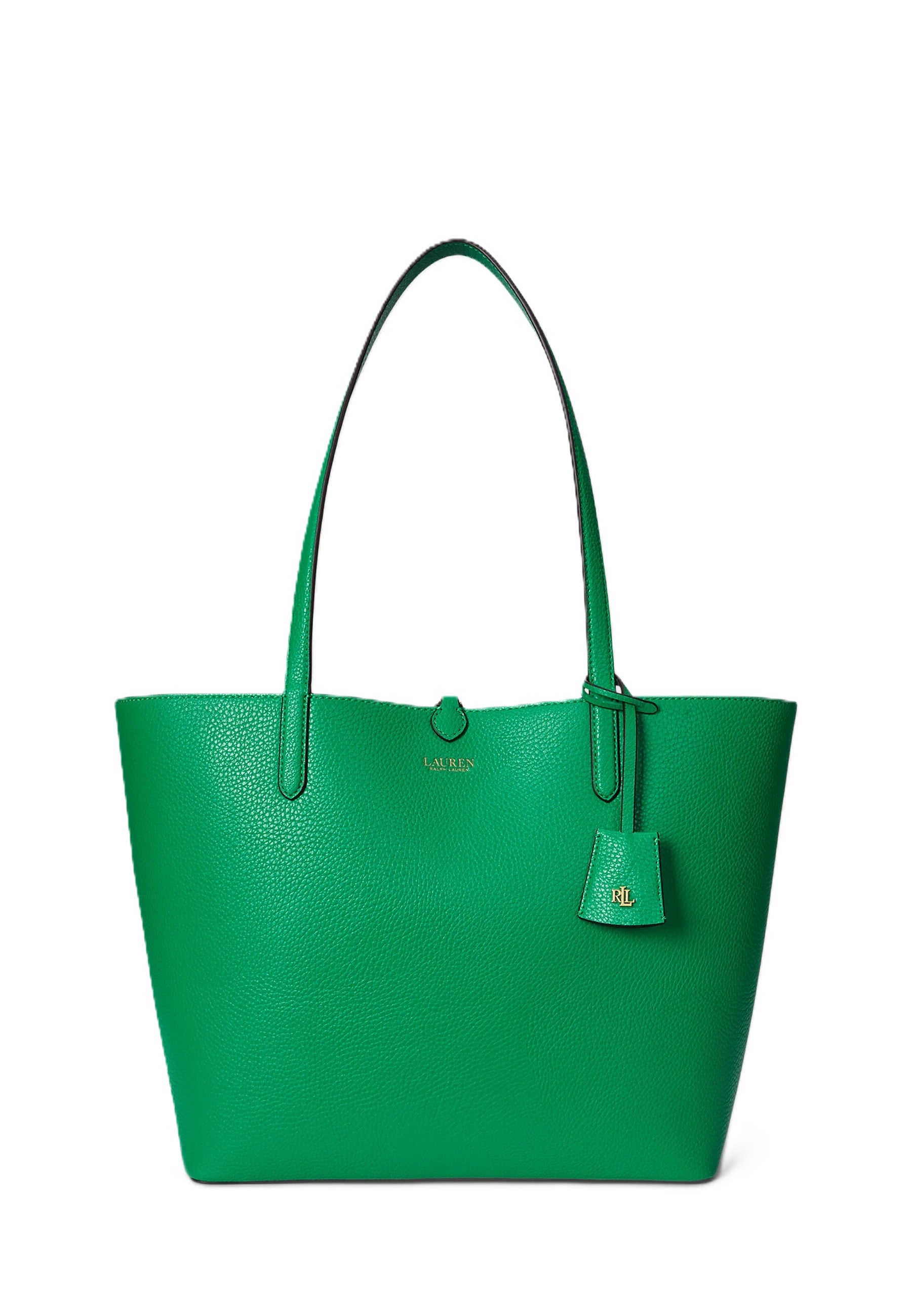 Green Reversible Polyurethane Tote Bag