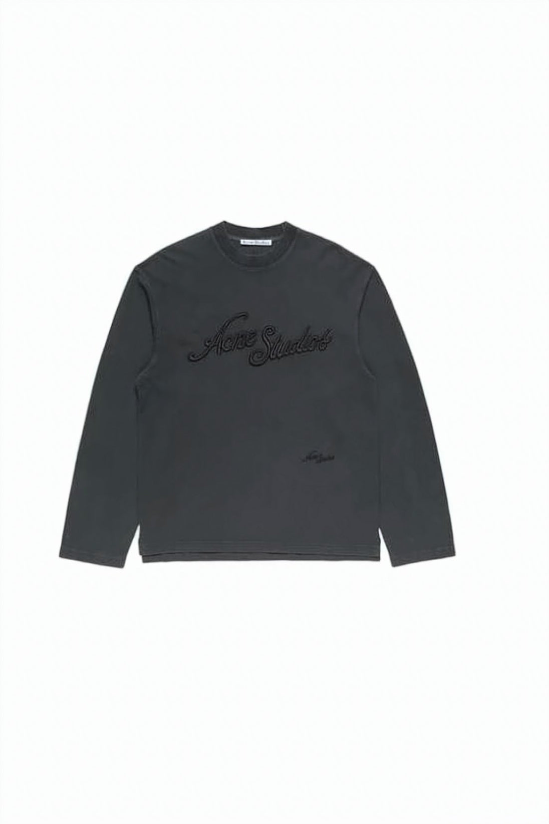 Relaxed Fit Long-Sleeve T-Shirt with Embroidered Logo
