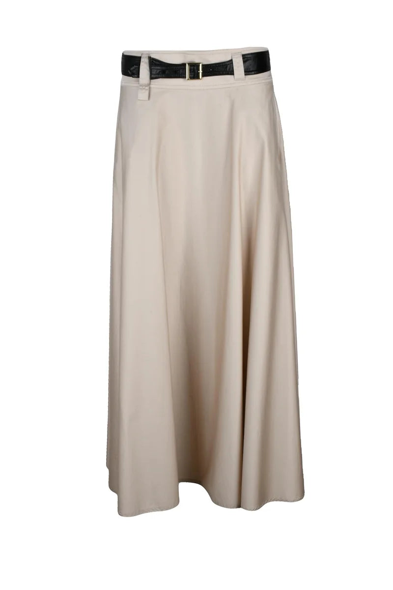 Kuban Long Skirt - Beige