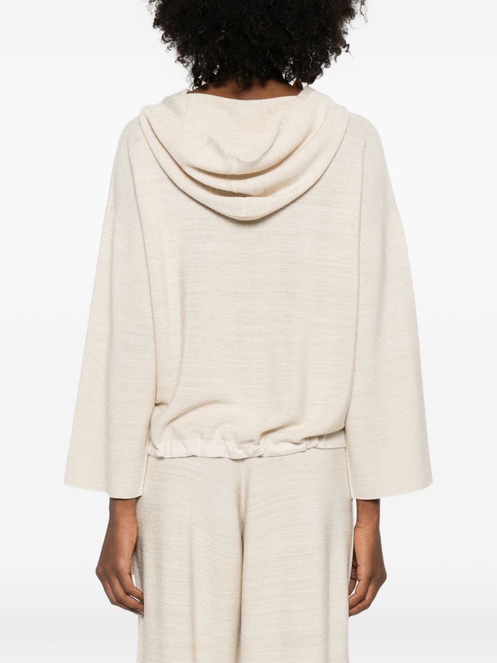Relaxed-Fit Top With Three-Quarter Sleeves