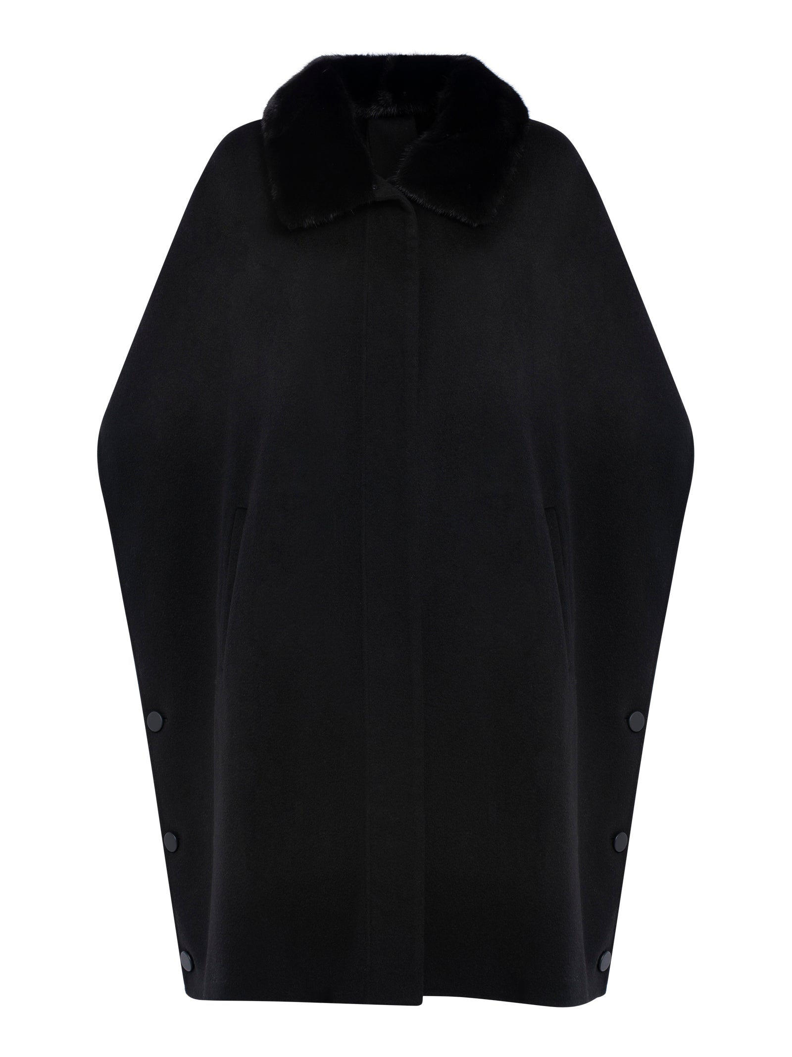 Snap Button Closure Coat