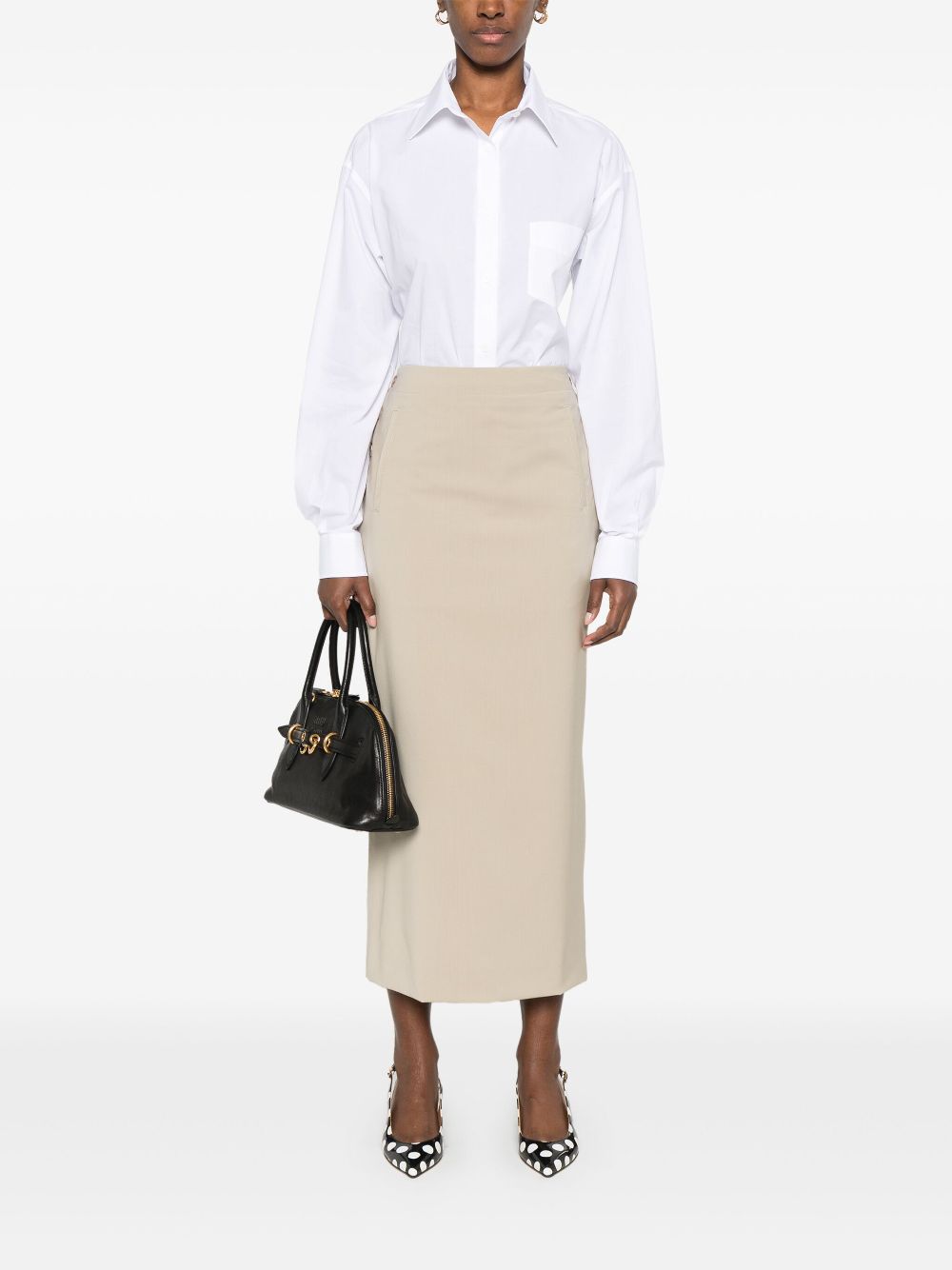 Curved Hem Shirt