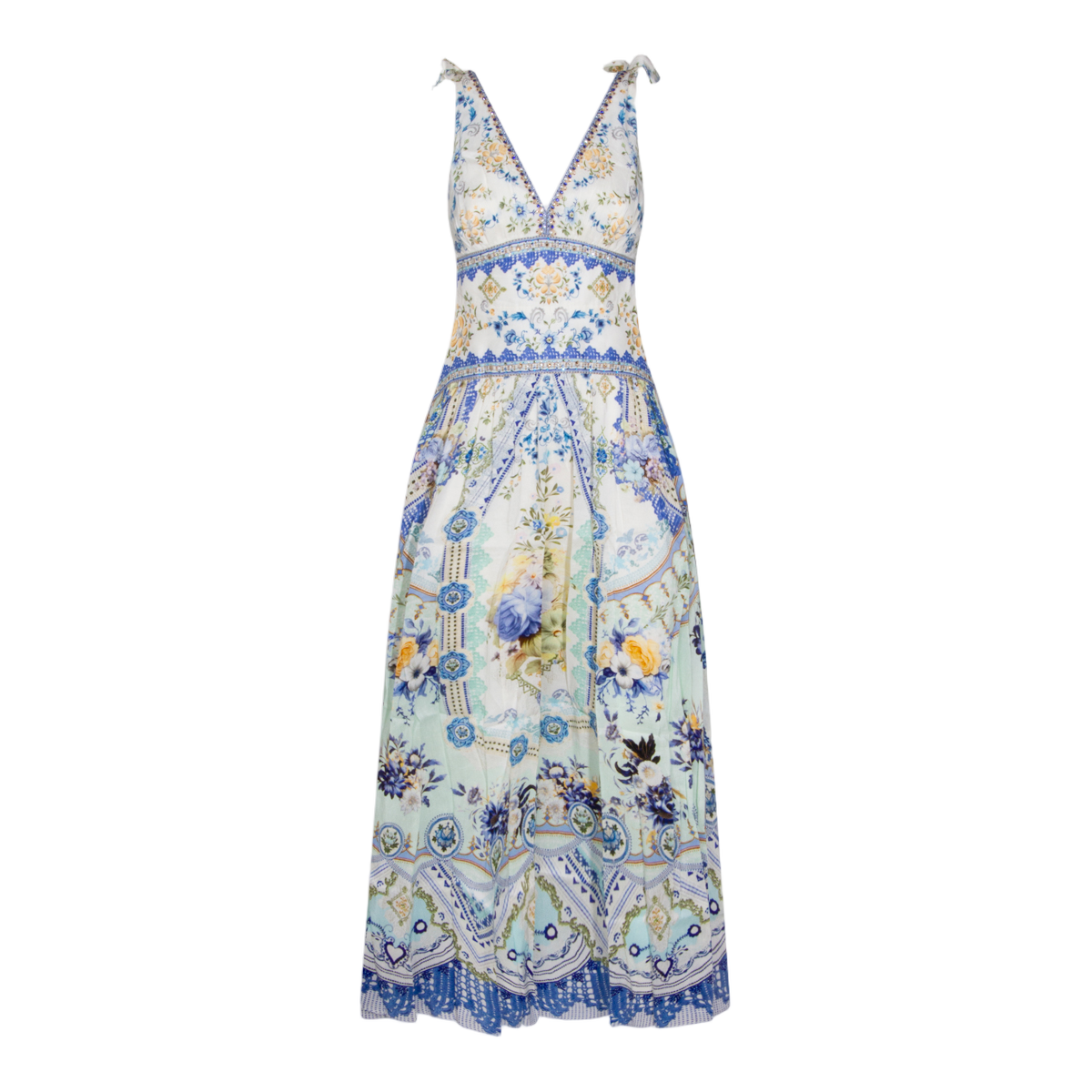 Flowing Silhouette Dress With Elegant Design