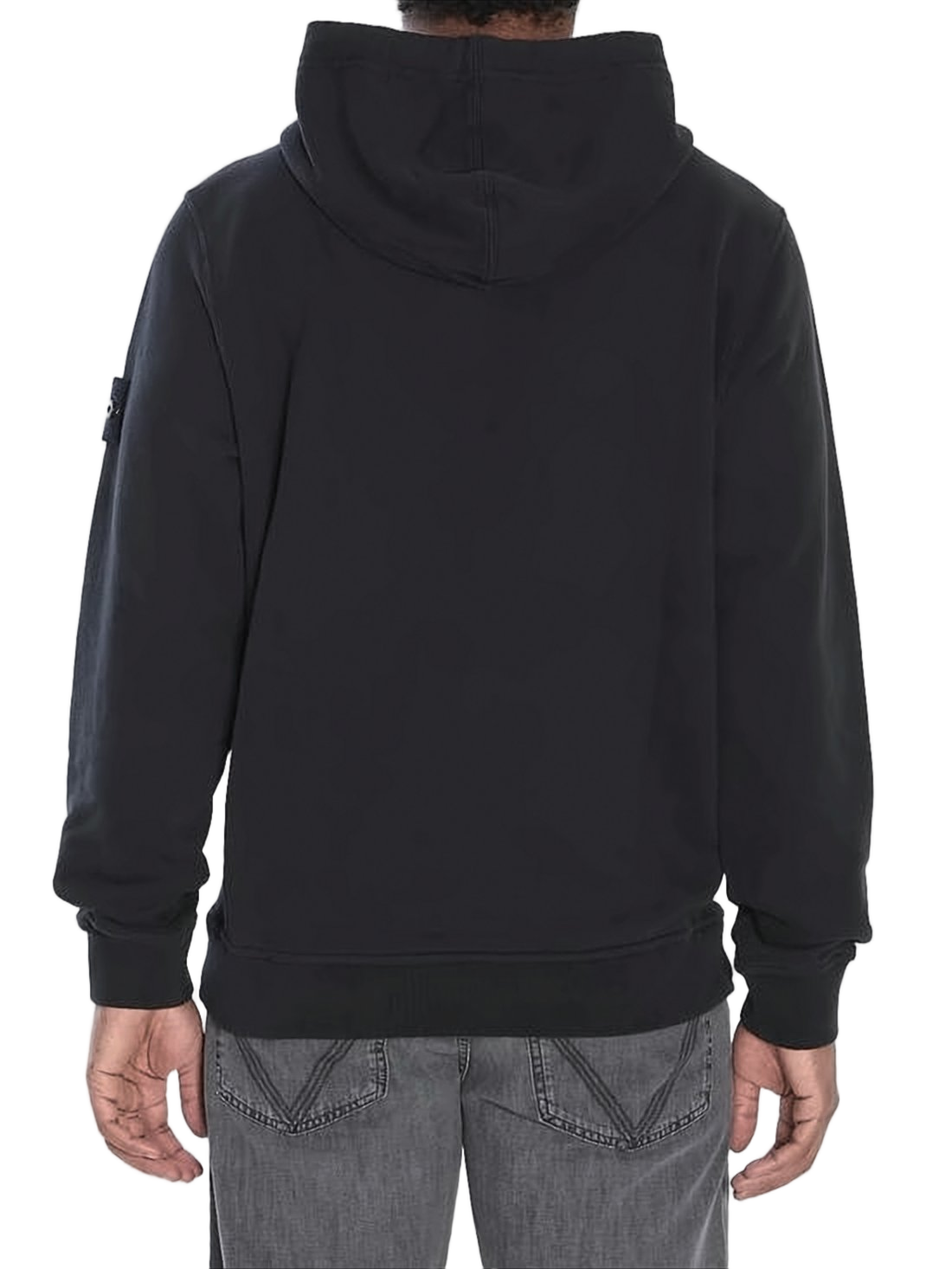 Relaxed Fit Black Hoodie with Subtle Logo