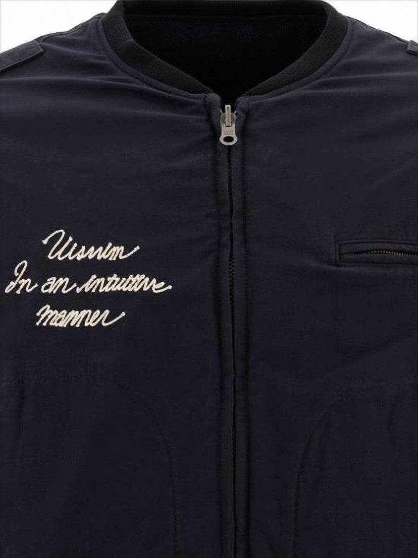 Black Jacket with Stand Collar