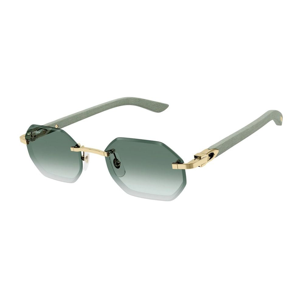 Ct0439S Décor C Allongé De Rimless Geometric Sunglasses