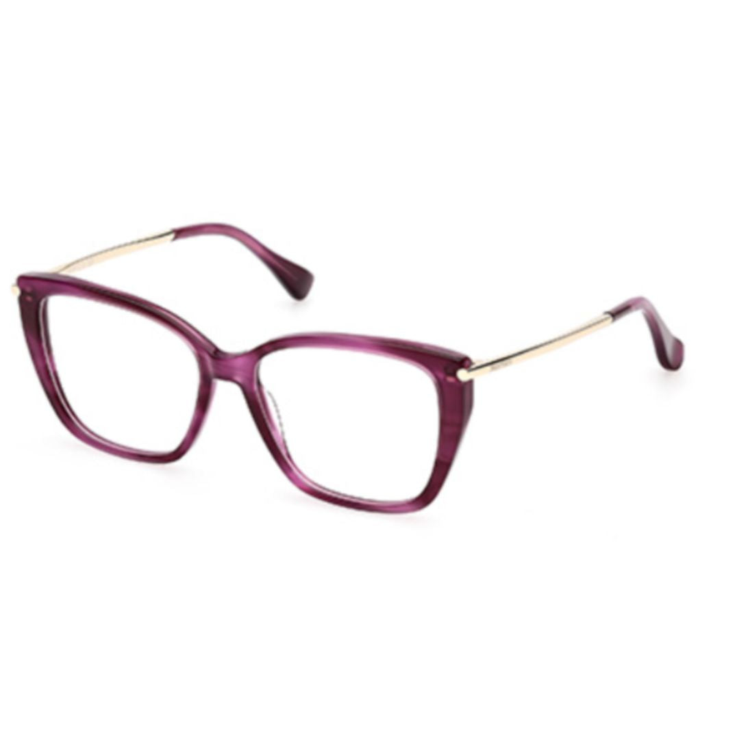 Mm5007 53083 Square-Shaped Translucent Purple Eyeglasses