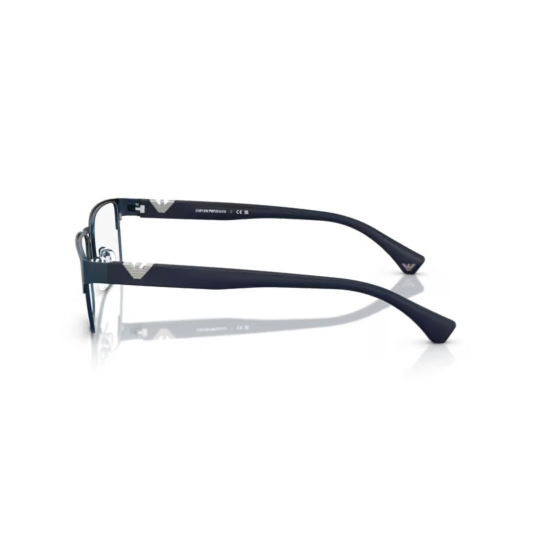 0ea1027 Rectangular Matte Metal Sunglasses with Adjustable Nose Pads