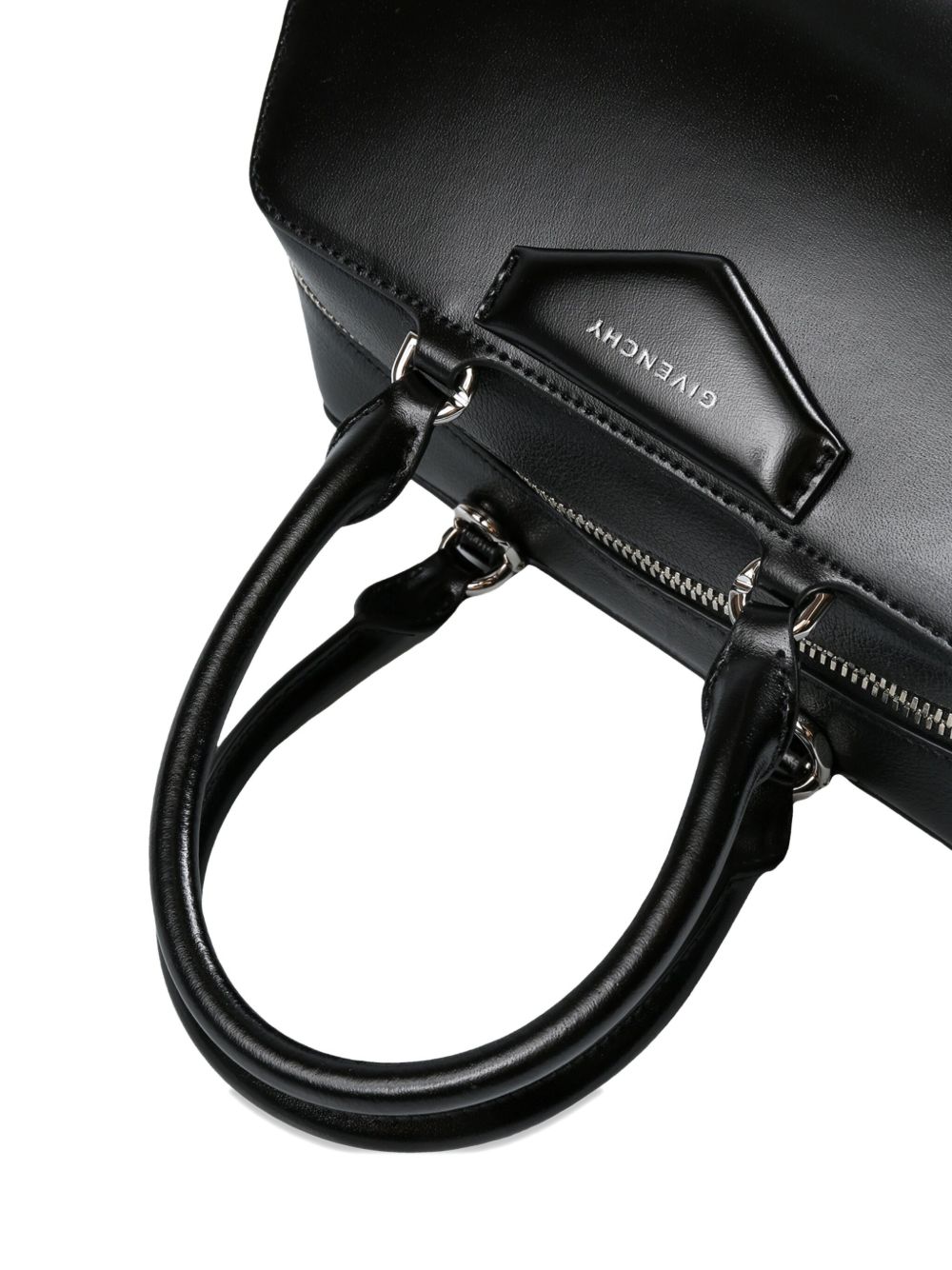 Glossy Silk and Nylon Handbag