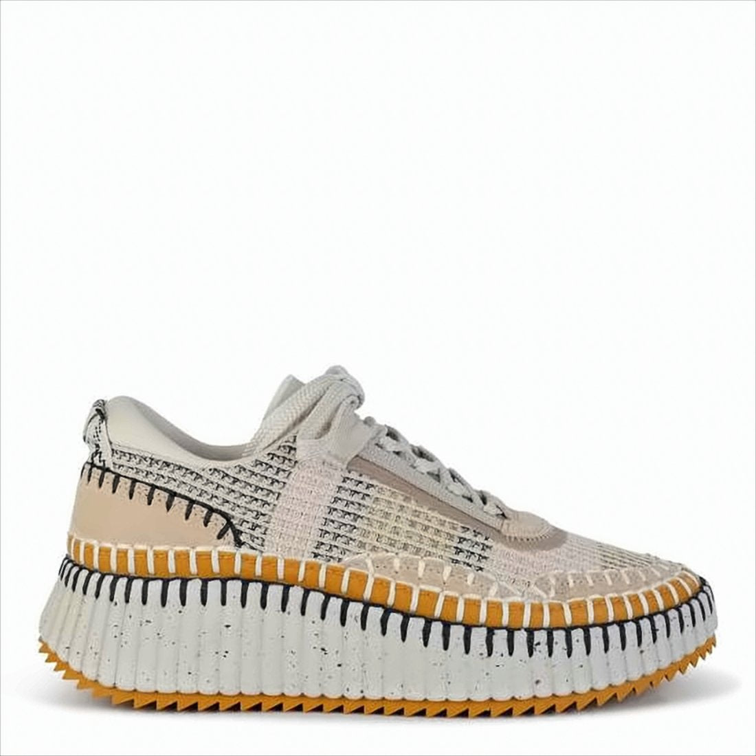 Textured Chunky Sole Sneakers