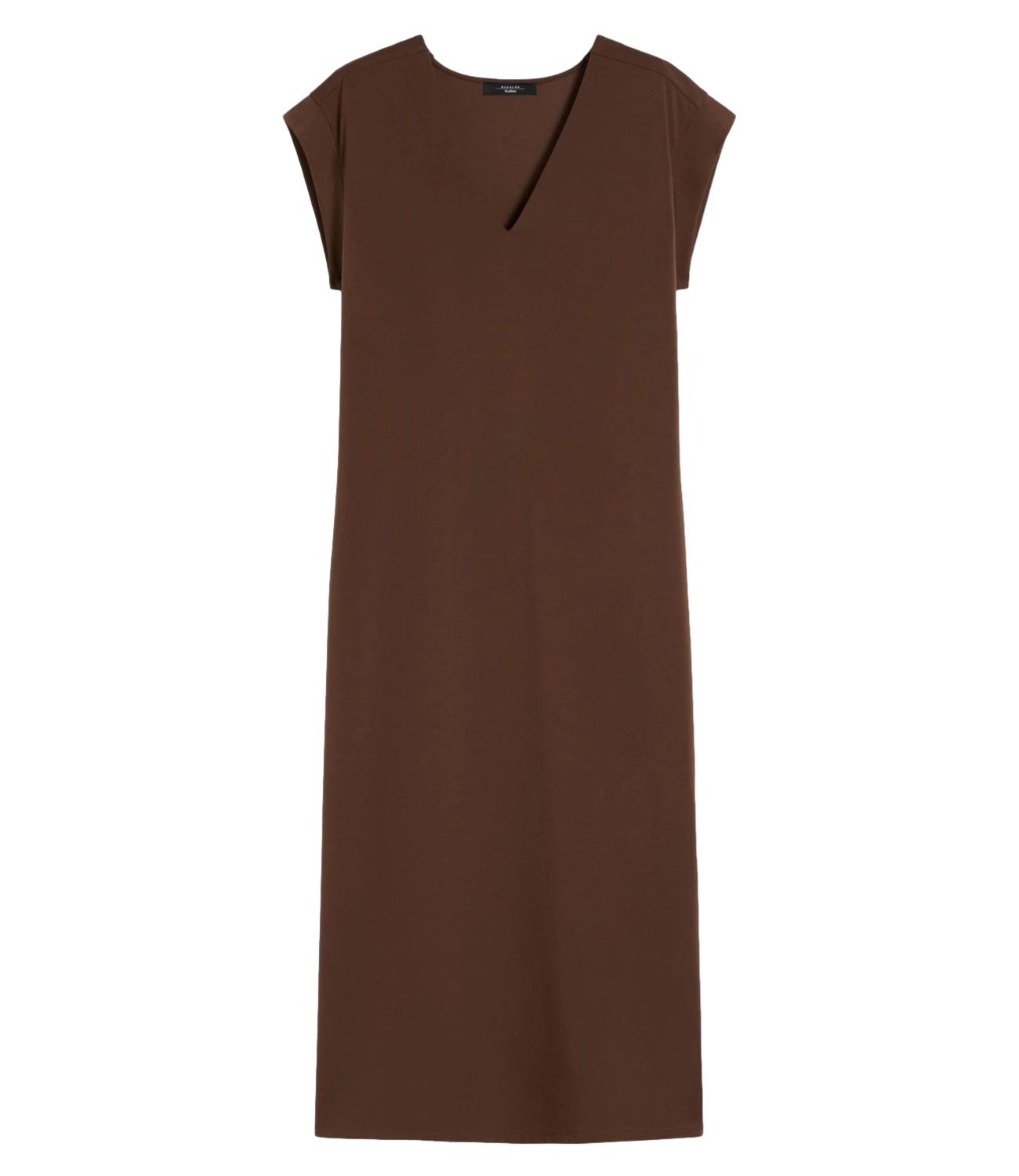 Chocolate Brown Wkdmirto Lyocell Dress