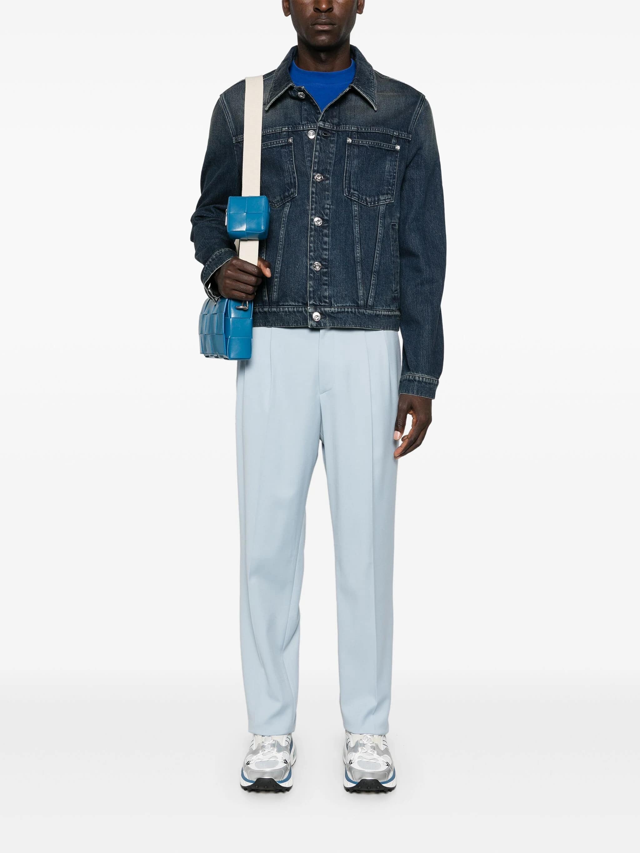 Blue Veste Classique Refined Denim Jacket