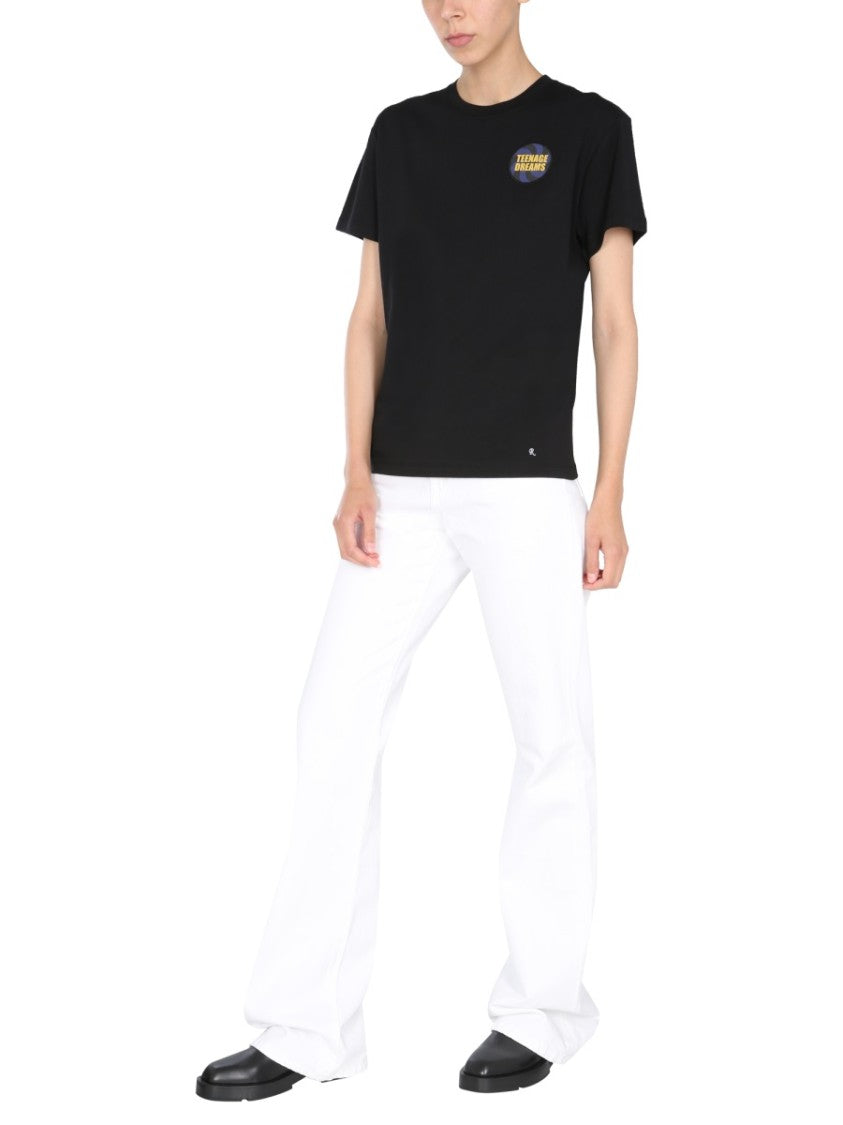 Short-Sleeved Crew Neck T-Shirt