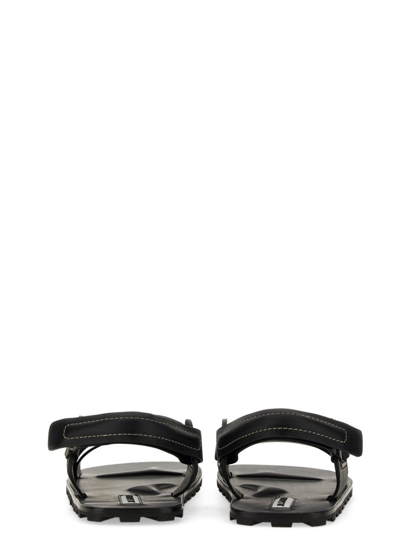 Crisscross Strap Sandal With Durable Rubber Sole