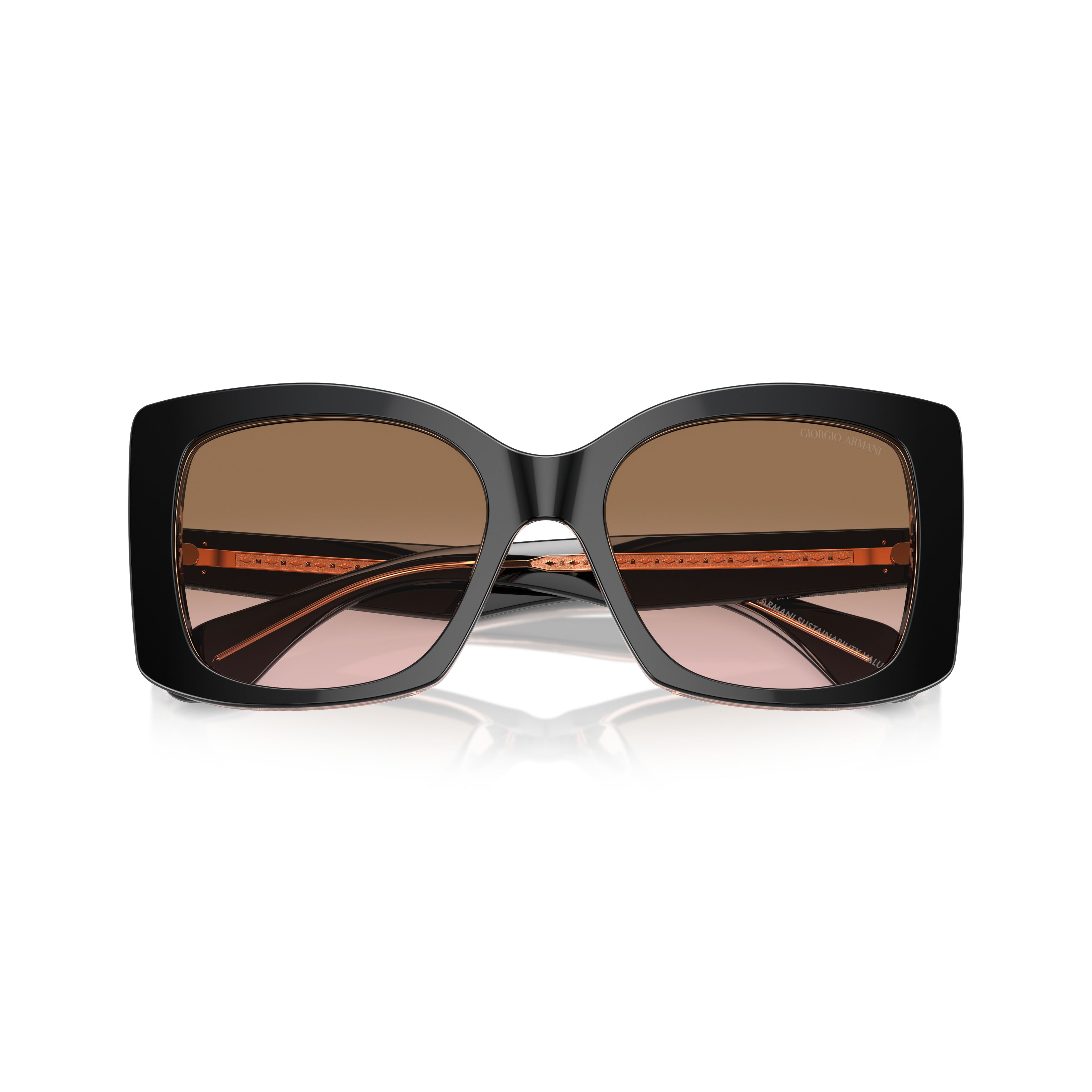 0ar8208u Oversized Square Acetate Sunglasses with Gradient Lenses