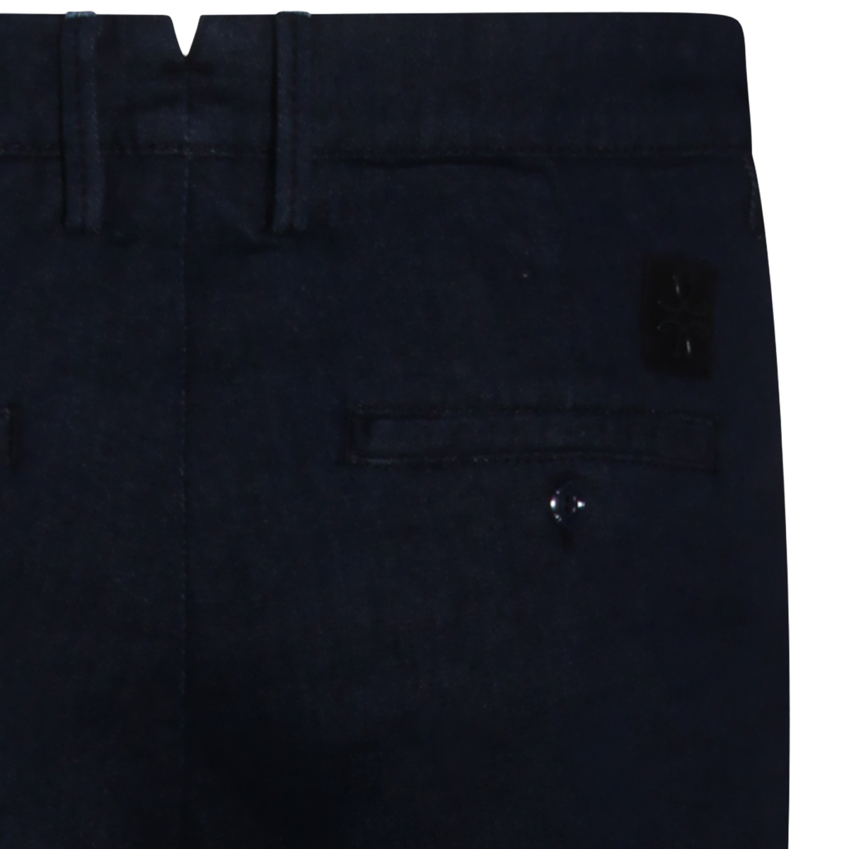Straight-Leg Blue Jeans with Five-Pocket Styling