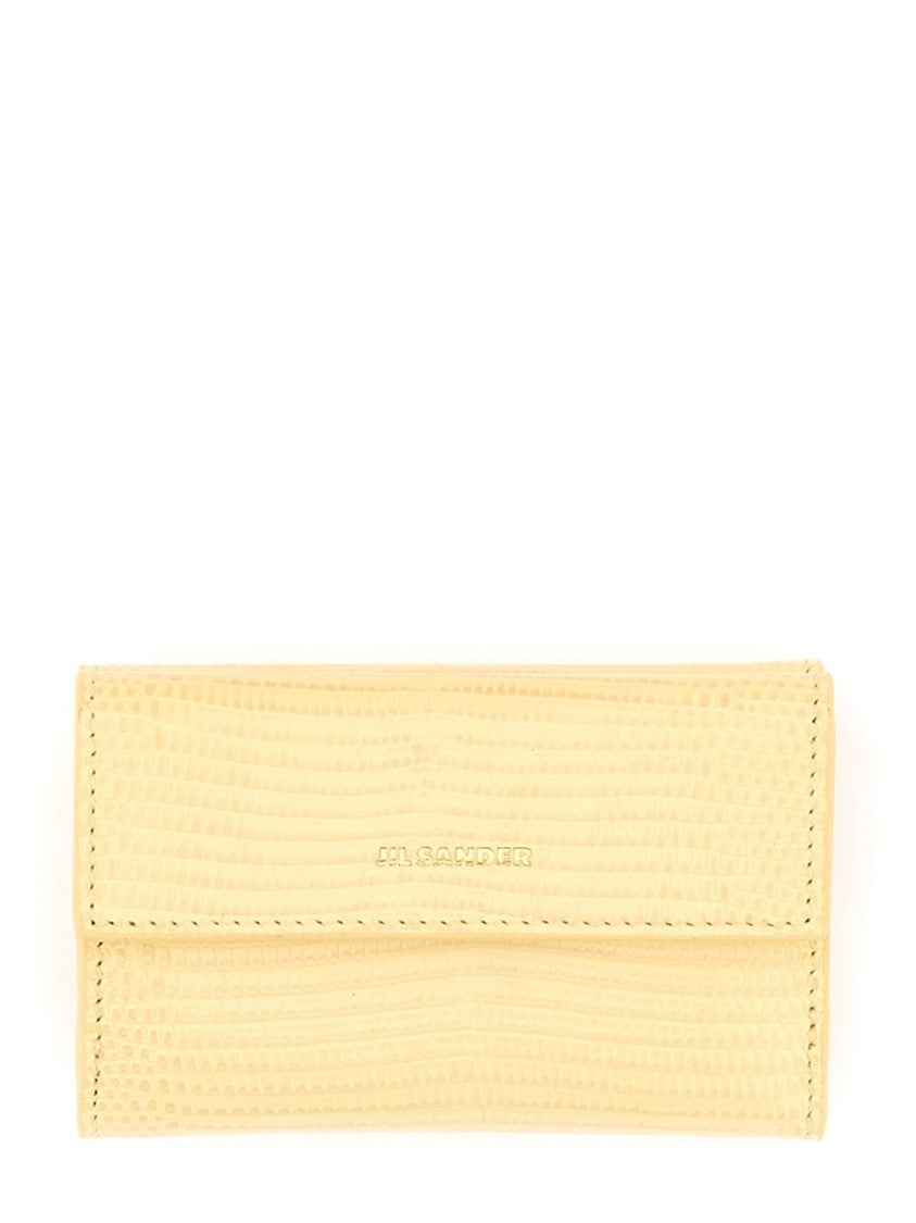 "Baby" Textured Leather Wallet