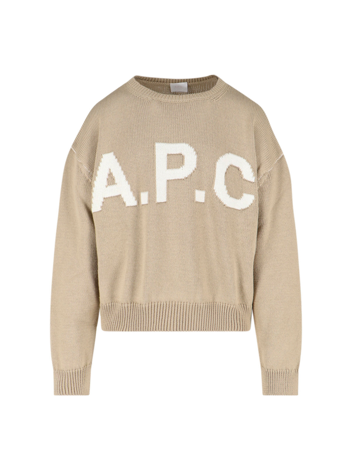 Logo Sweater – Beige