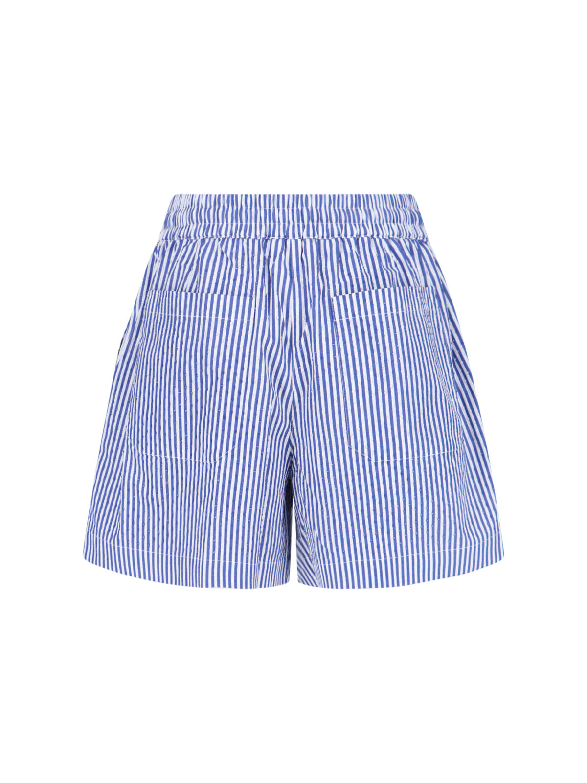 Blue Striped Shorts