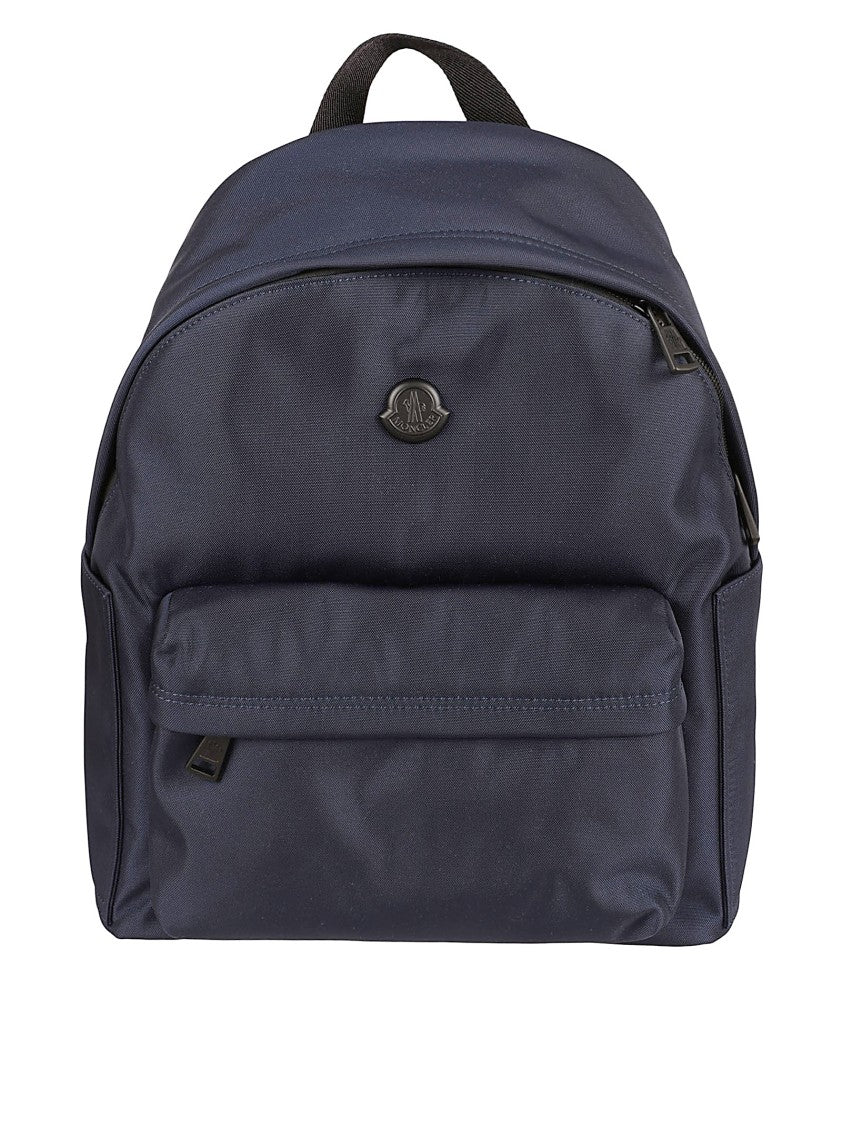 Nylon Backpack With Two-Way Zip Closure