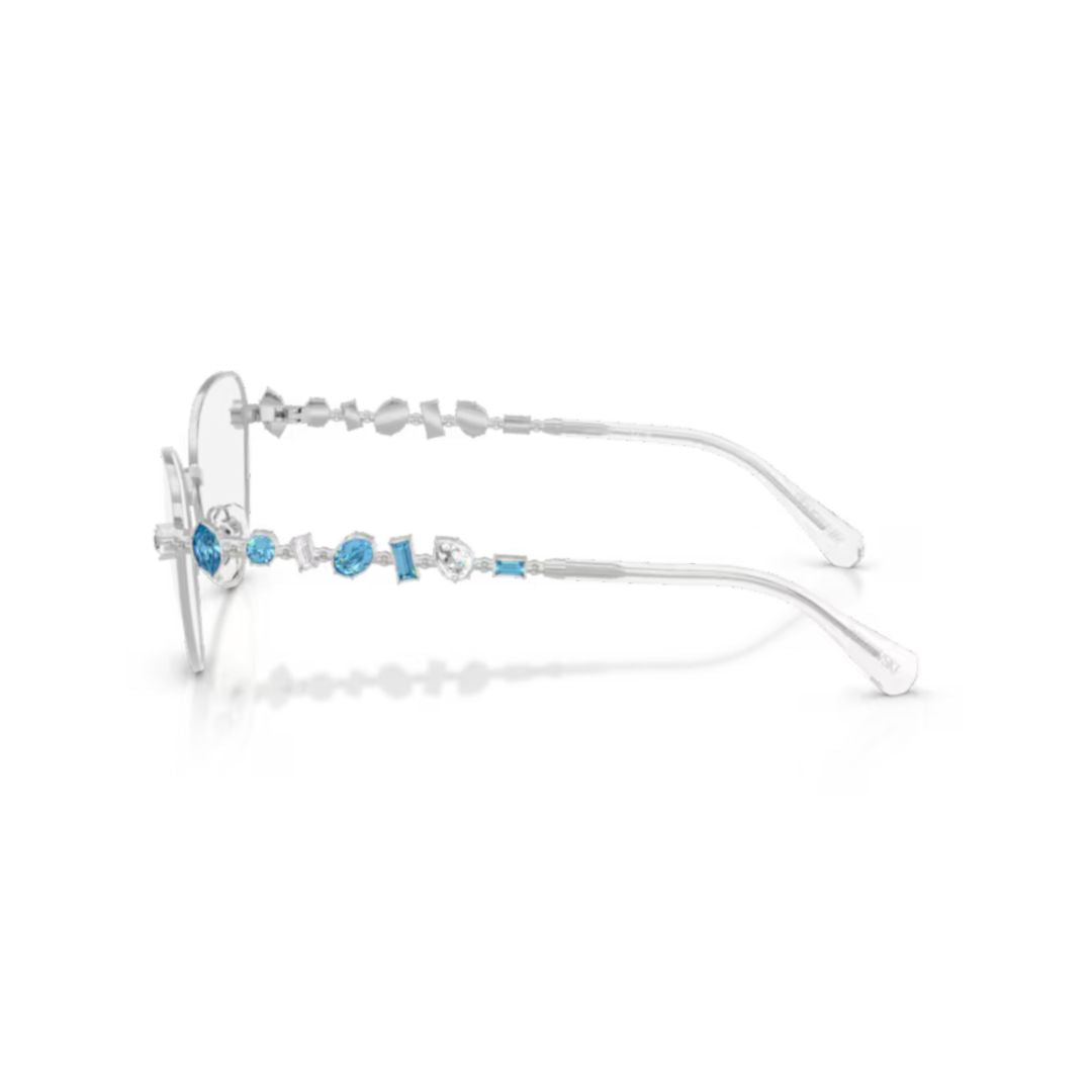 1024 Vista Cat-Eye Silver Frame Eyeglasses