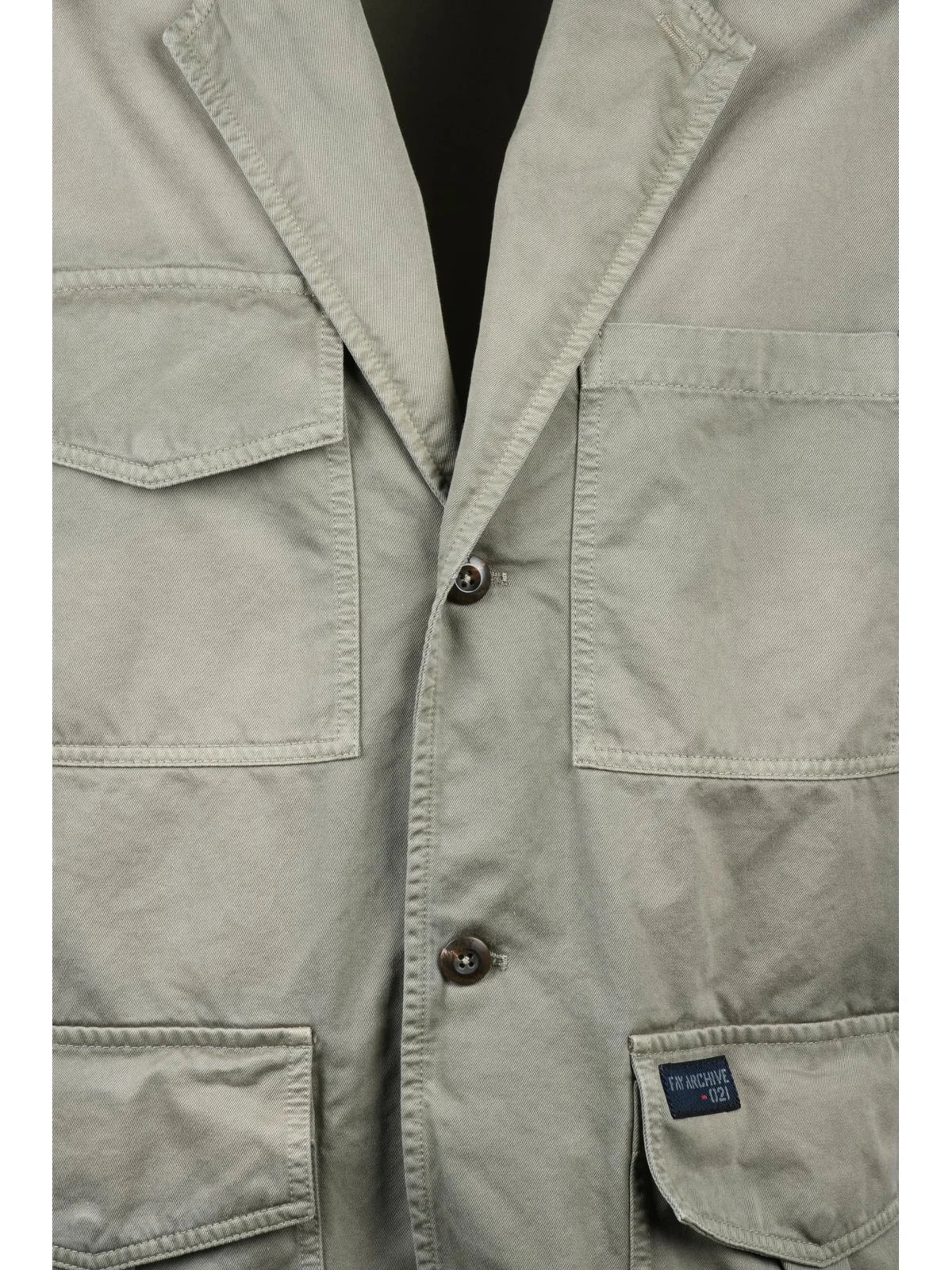 Fay Archive Vintage Canvas Jacket - Sage Green