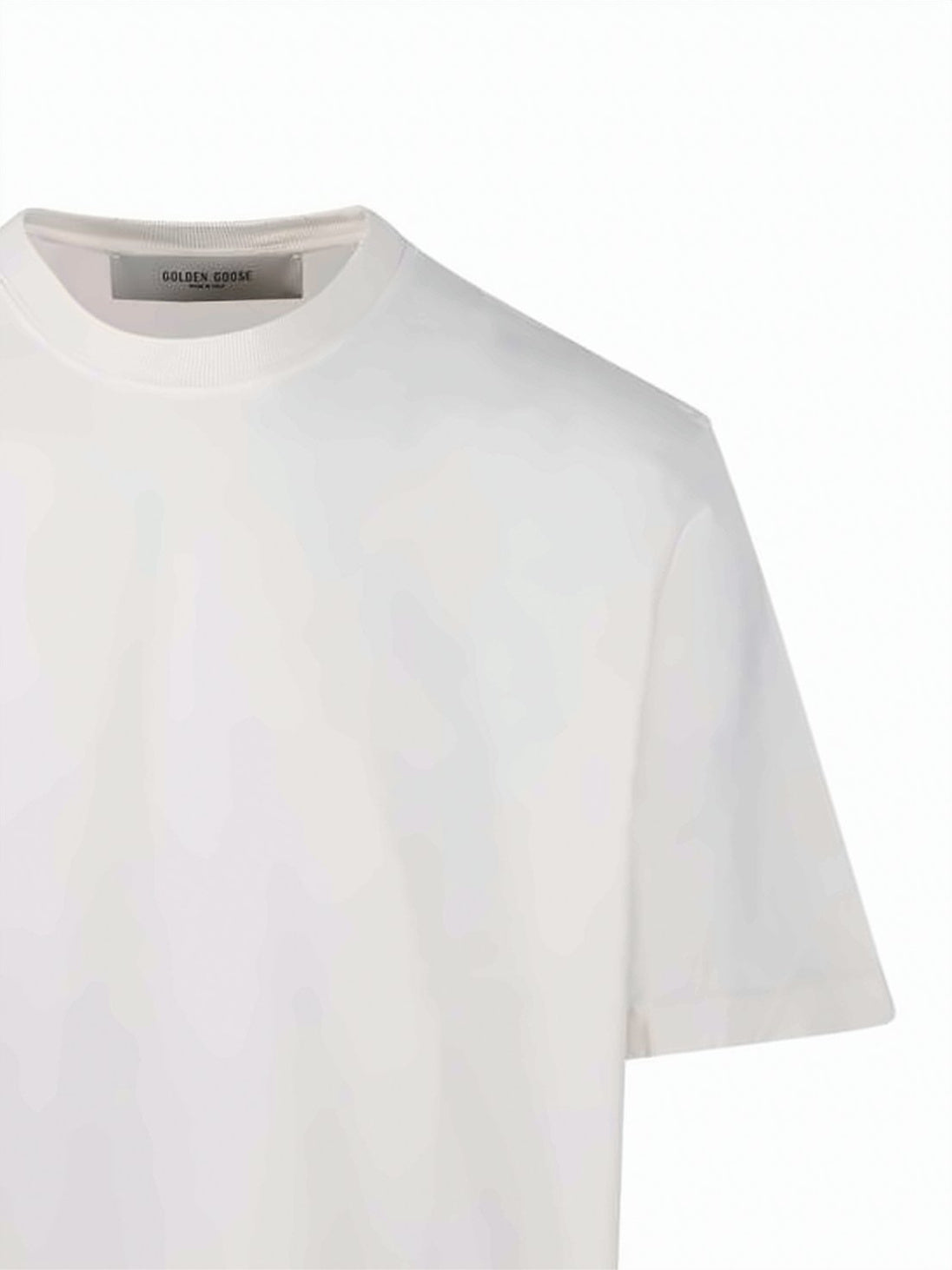 Cropped White T-Shirt With Design