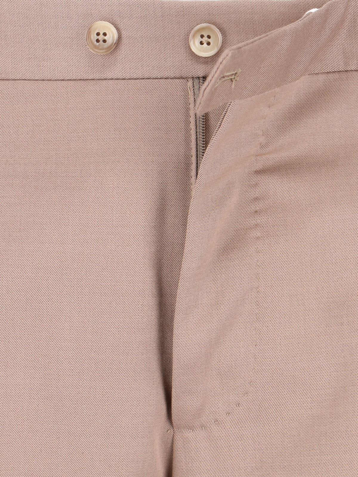 Beige Dress Shirt With Classic Collar And Button-Down Front