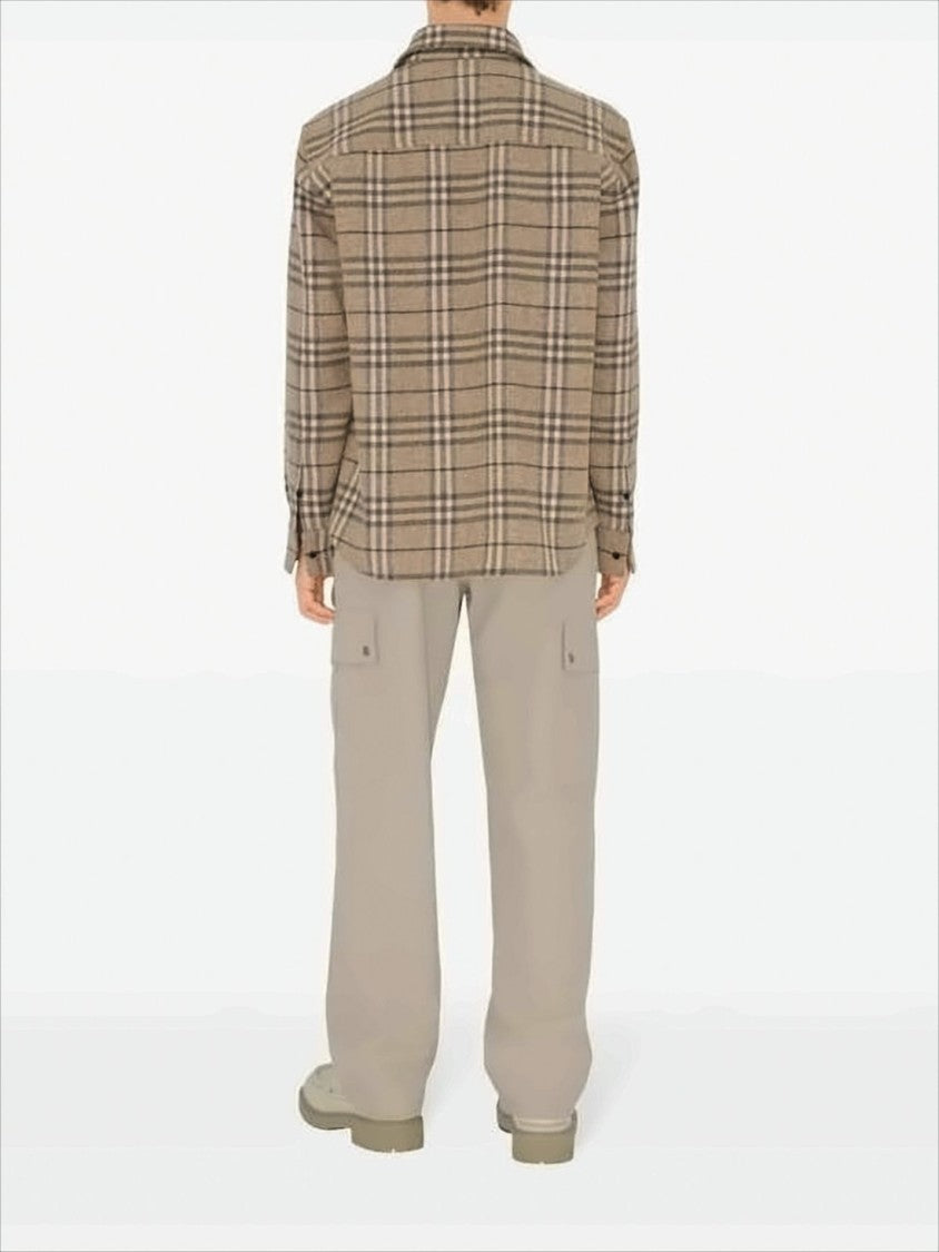 Classic Plaid Long-Sleeve Shirt In Wool
