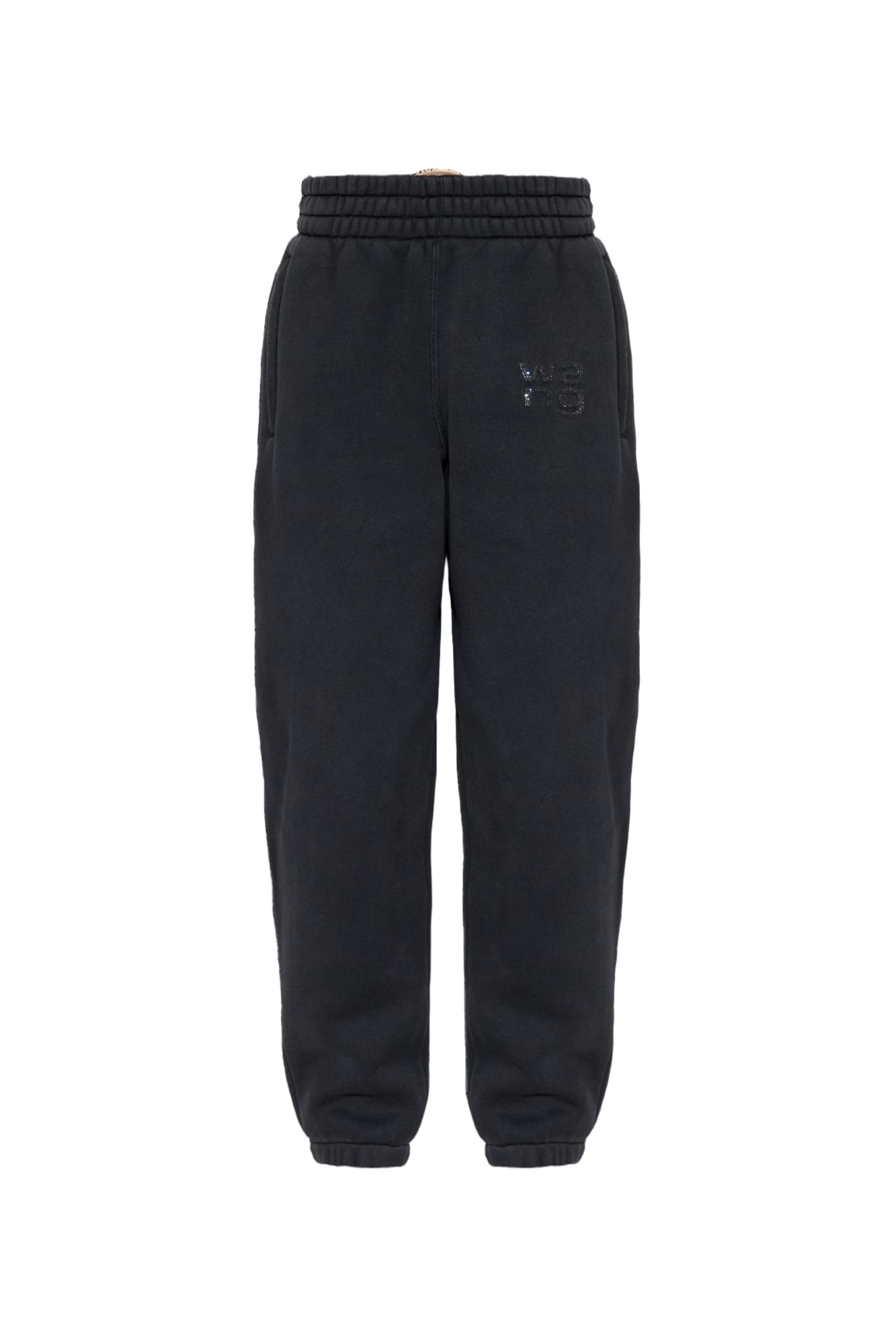 Relaxed Fit Sweatpants With Hotfix Logo Detail