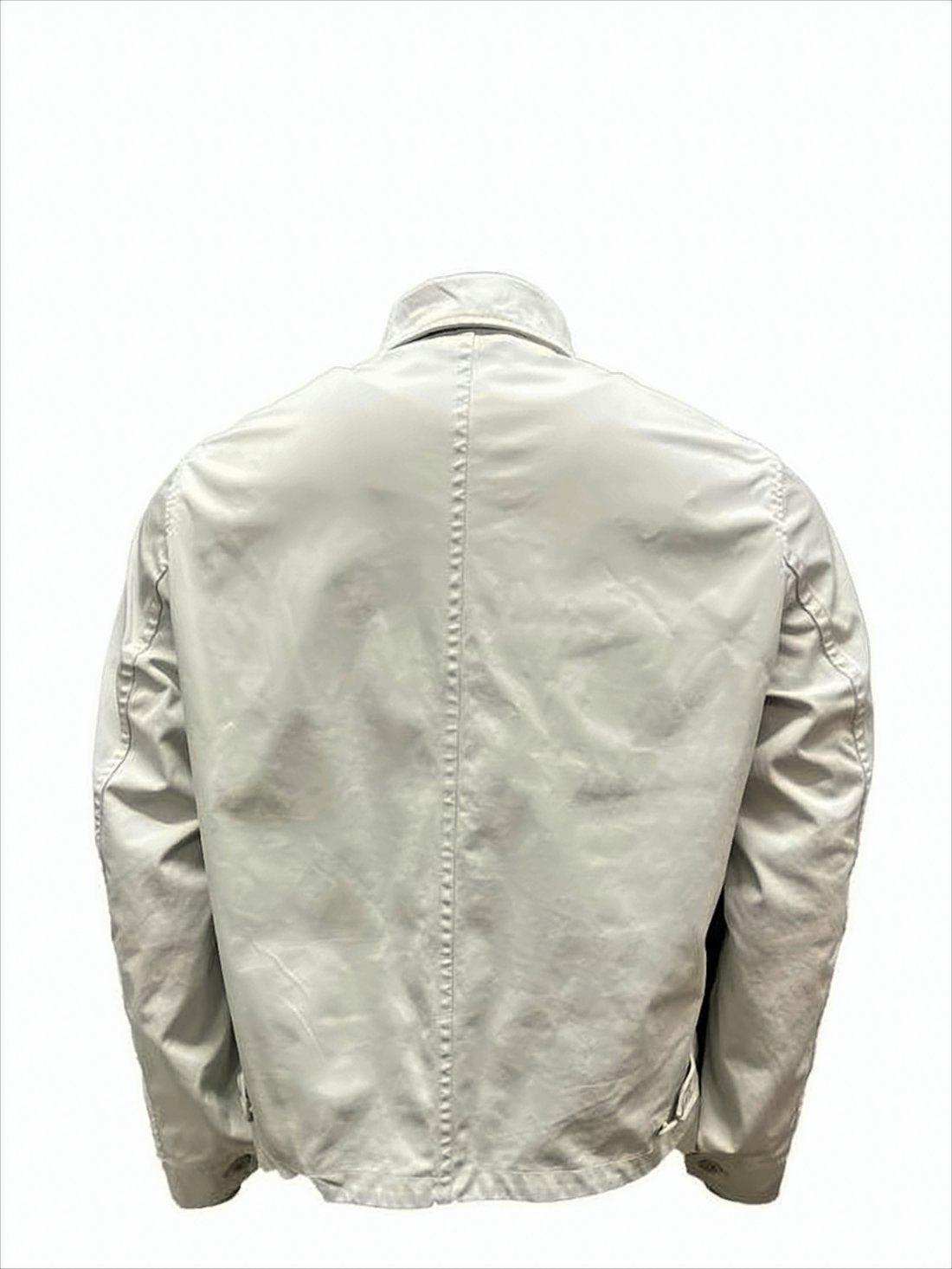 Front-Zipper Jacket with Classic Collar