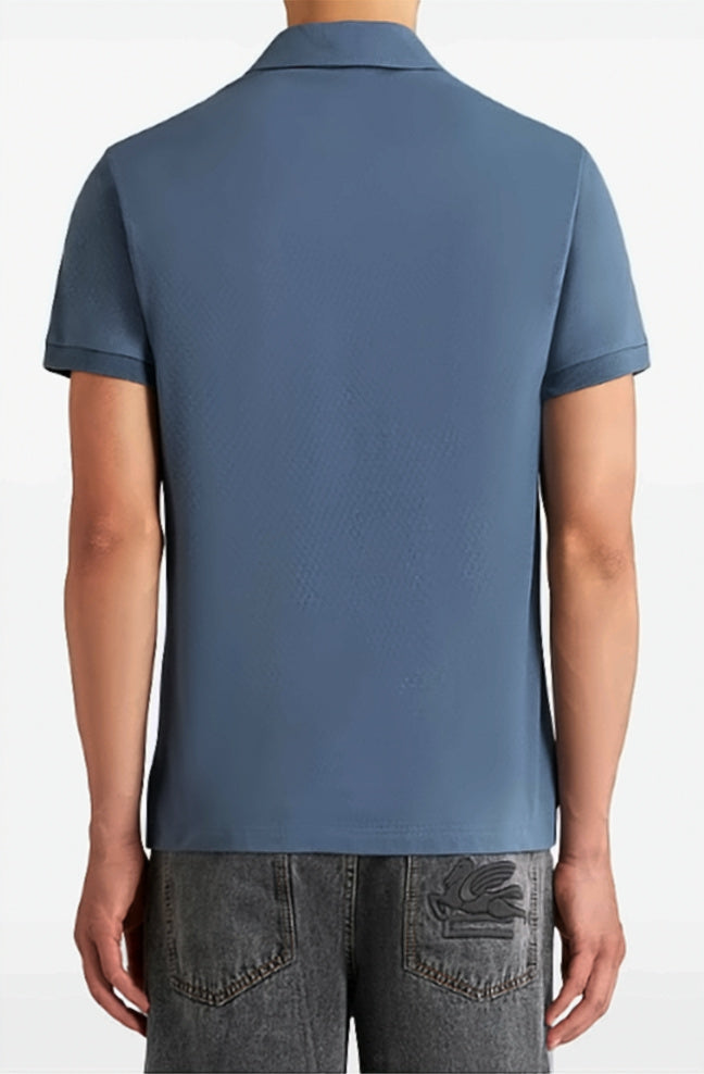 Classic Textured Cotton Polo