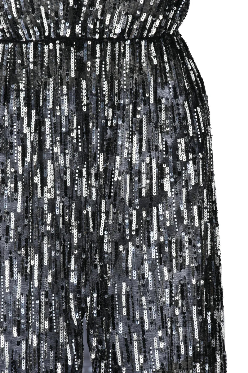 Maxi Dress with All-Over Sequins